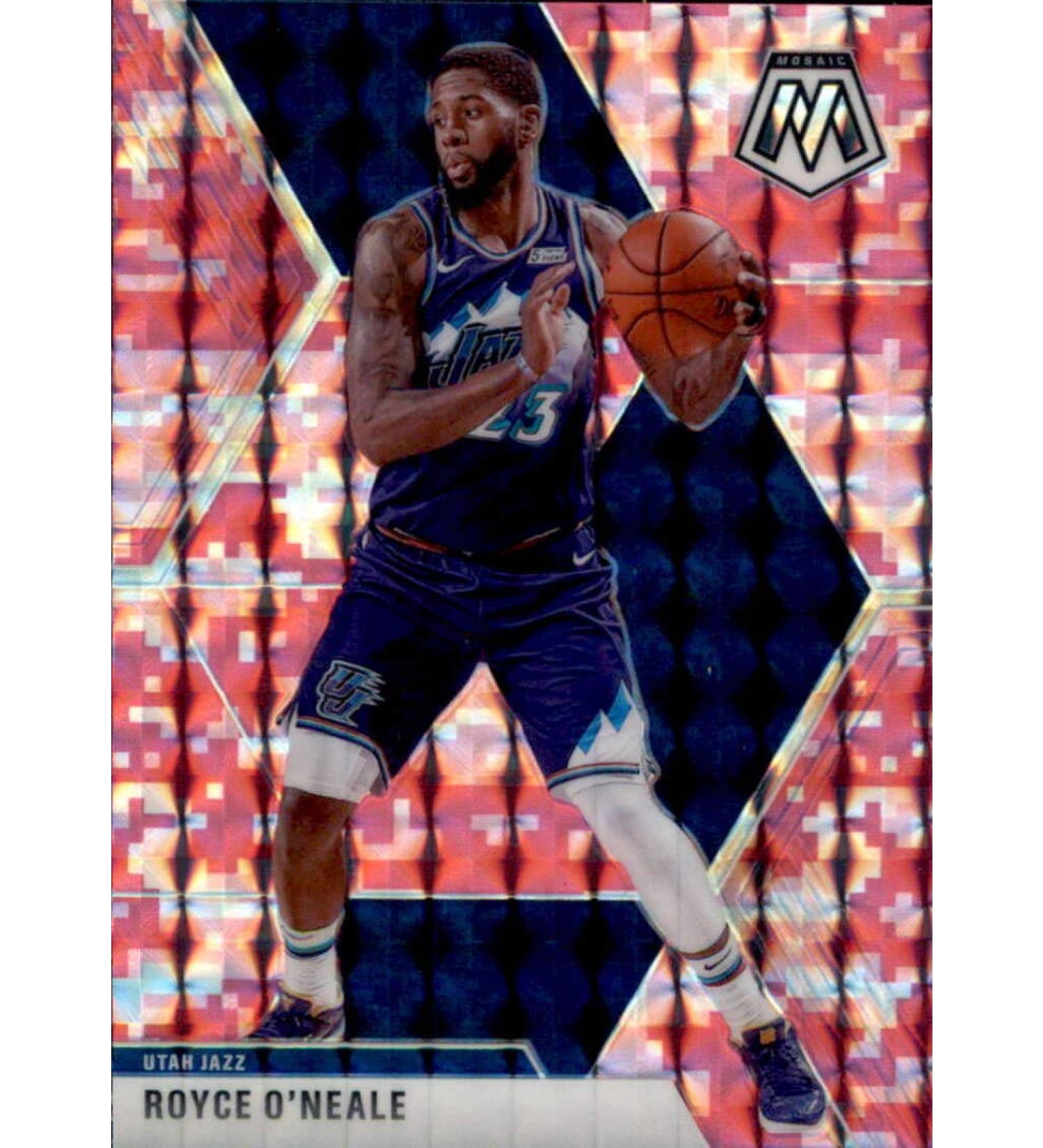 2019-20 Panini Mosaic Pink Camo #53 ROYCE O'NEALE Utah Jazz Basketball