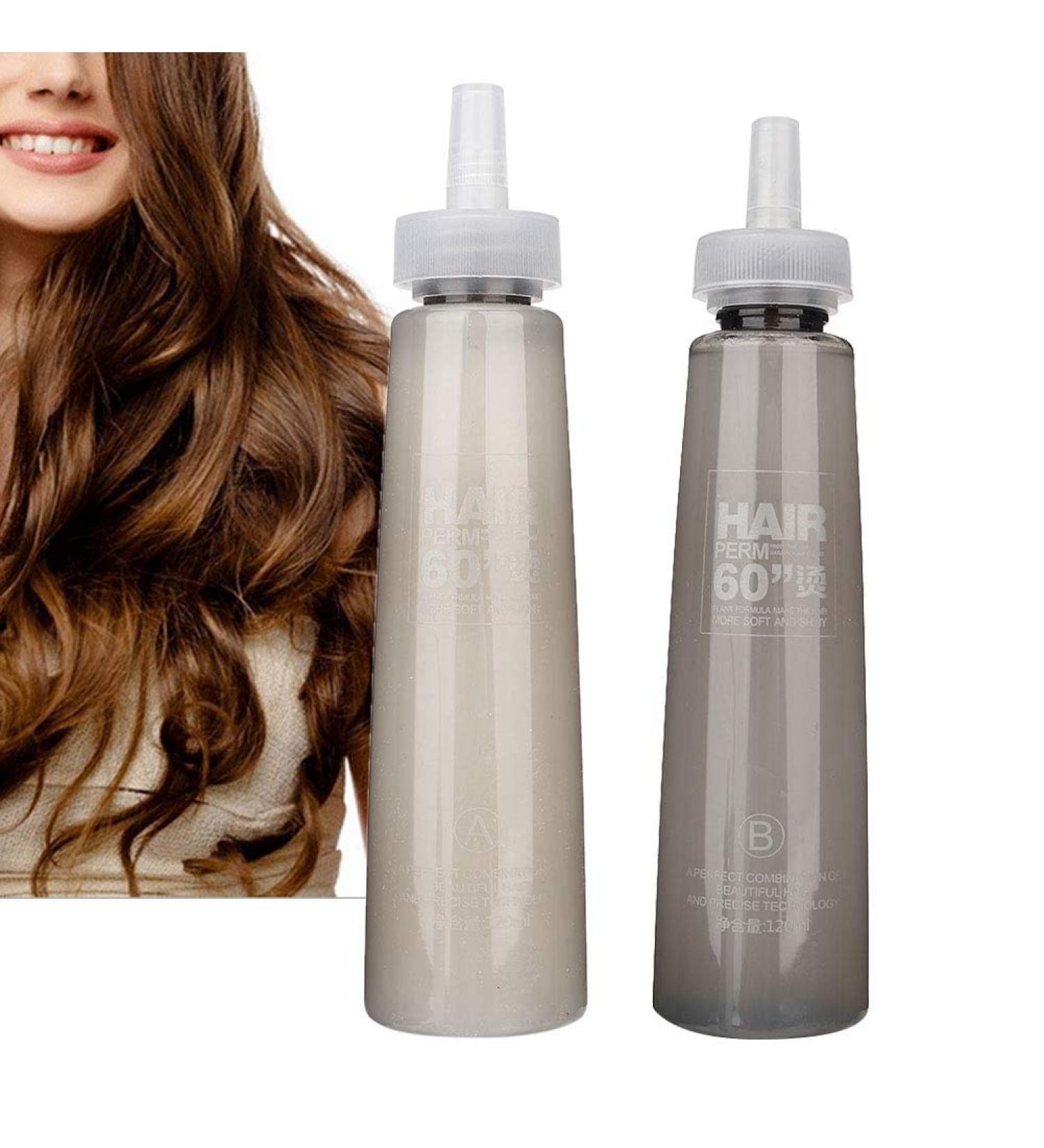 Professional Hair Perm Liquid | Reusable Neutral 2Pcs | Waves Hair Perm Home Kit - Buy Online on GoSupps.com