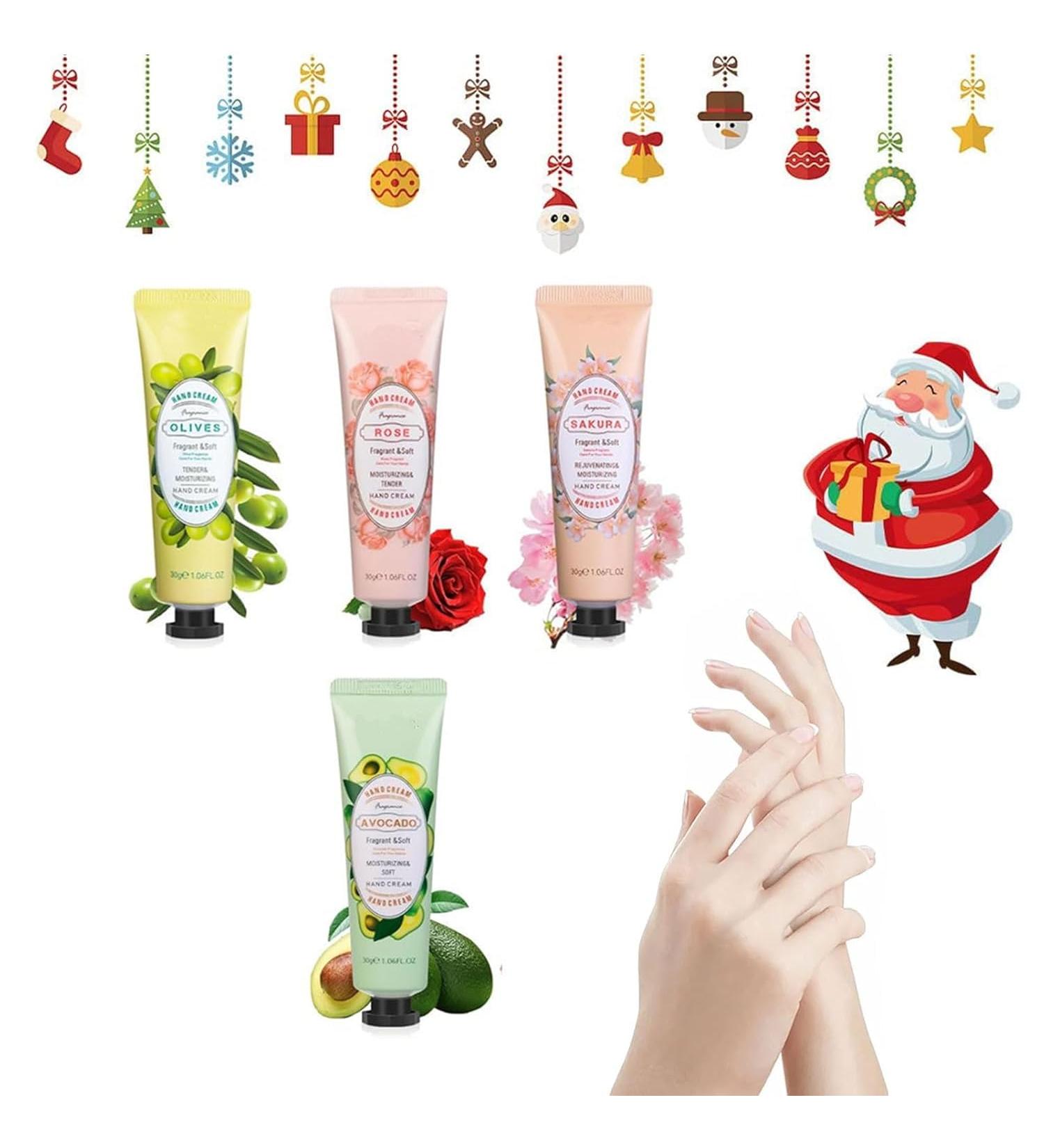 No l Coffret Cadeau Femme No l Cr mes Mains Hydratantes Cr mes pour Mains Coffret Cadeau pour Saint-Valentin Cadeau d'Anniversaire 4 Pi ces - Buy Online on GoSupps.com