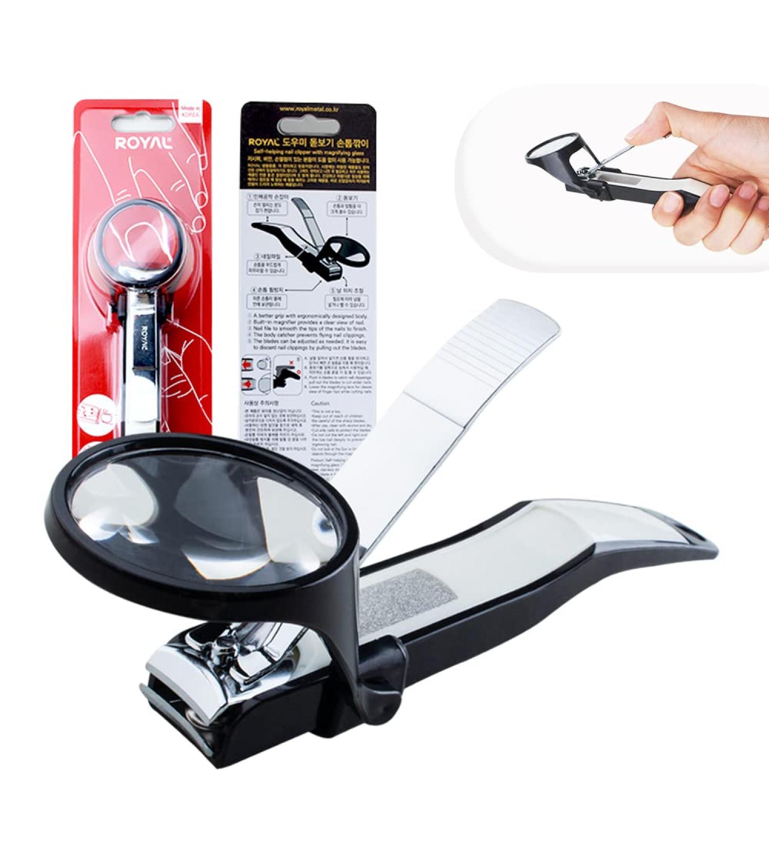 ROYAL Smart Nail Clipper - Korean Made with Magnifier Feature - Buy Online on GoSupps.com