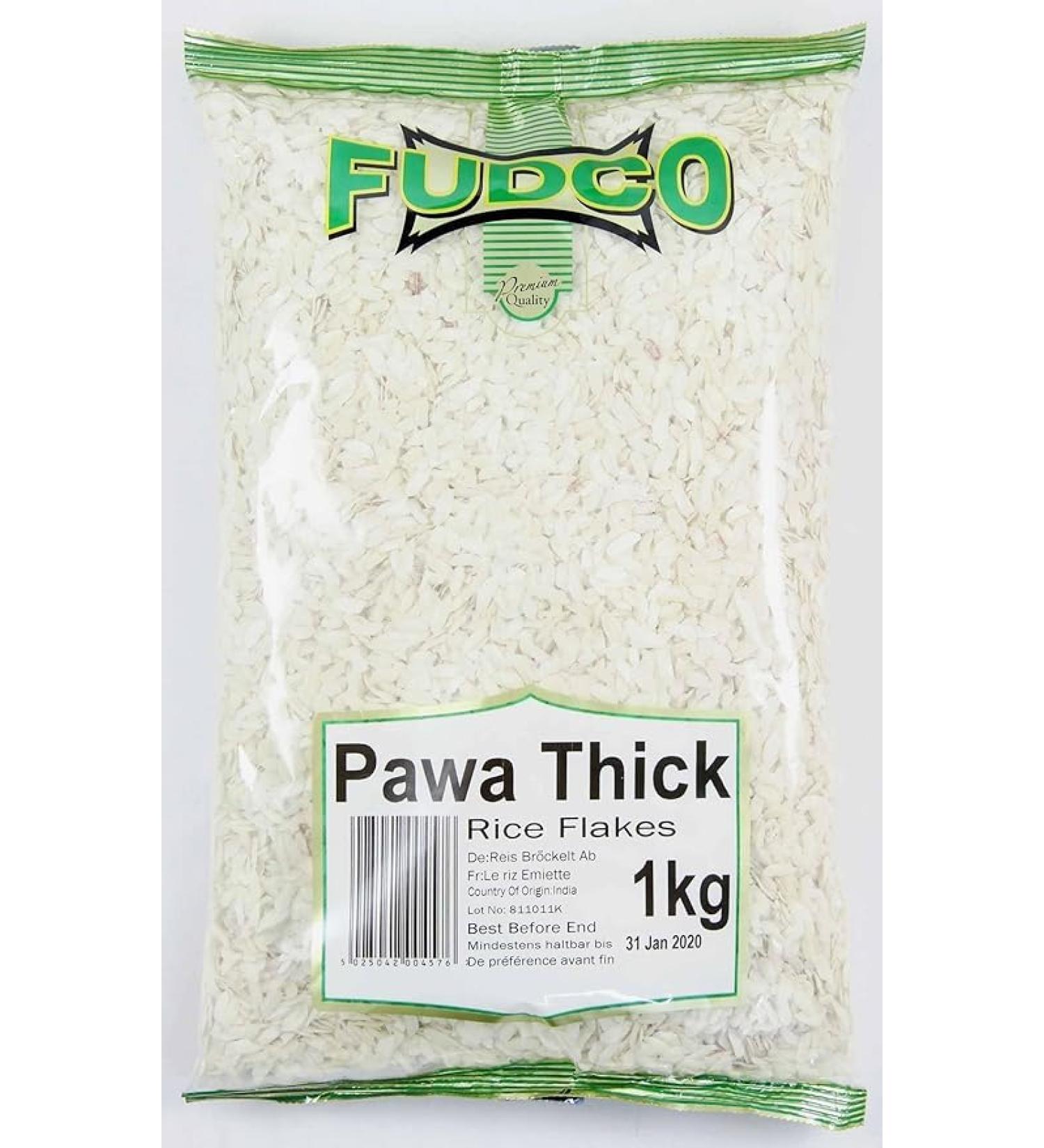 Seelans Fudco Pawa Thick Rice Flakes | 1KG | Rice Flakes | Flaked Rice| Best Breakfast Food | High Fibre | High Protein | Perfect for Snacking | Indian Origin - Buy Online on GoSupps.com