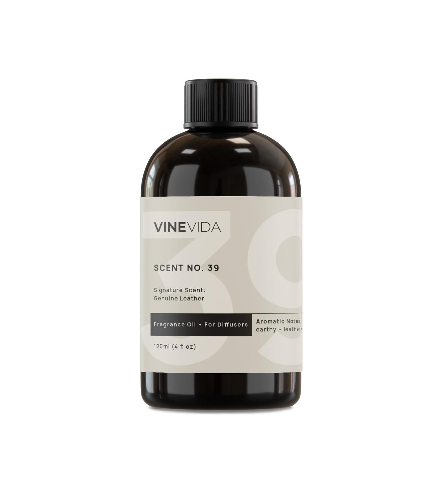 VINEVIDA Genuine Leather Fragrance Oil for Cold Air Diffusers - Essential Oil Refill & Air Freshener Spray 4 Fl Oz - Buy Online on GoSupps.com