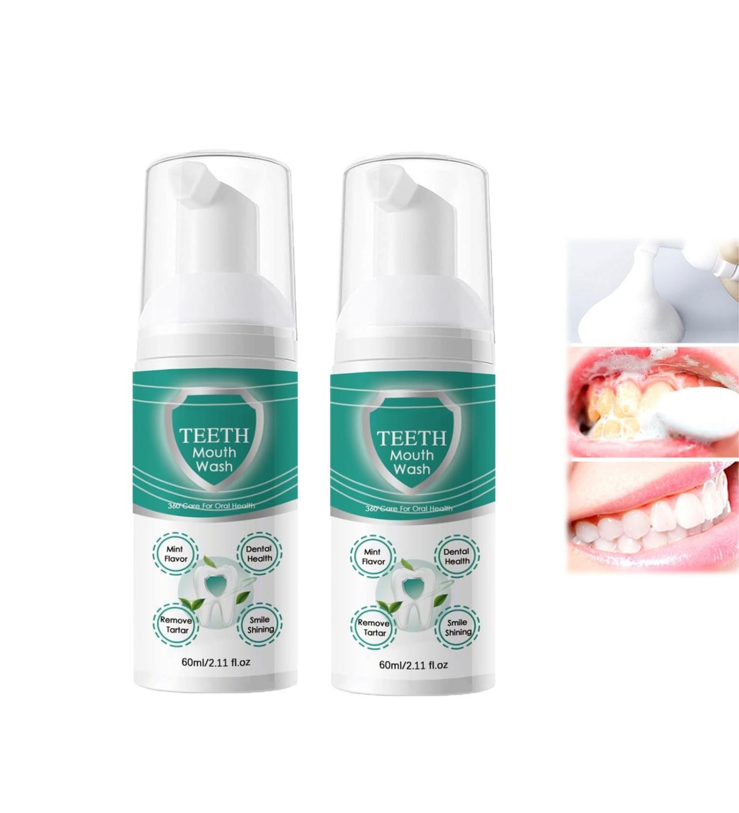 Awzlove Teeth Total Care Mundwasser - 2024 Best Oral Solution | Relieve Oral Problems with 2PCs Tooth Foam - Buy Online on GoSupps.com
