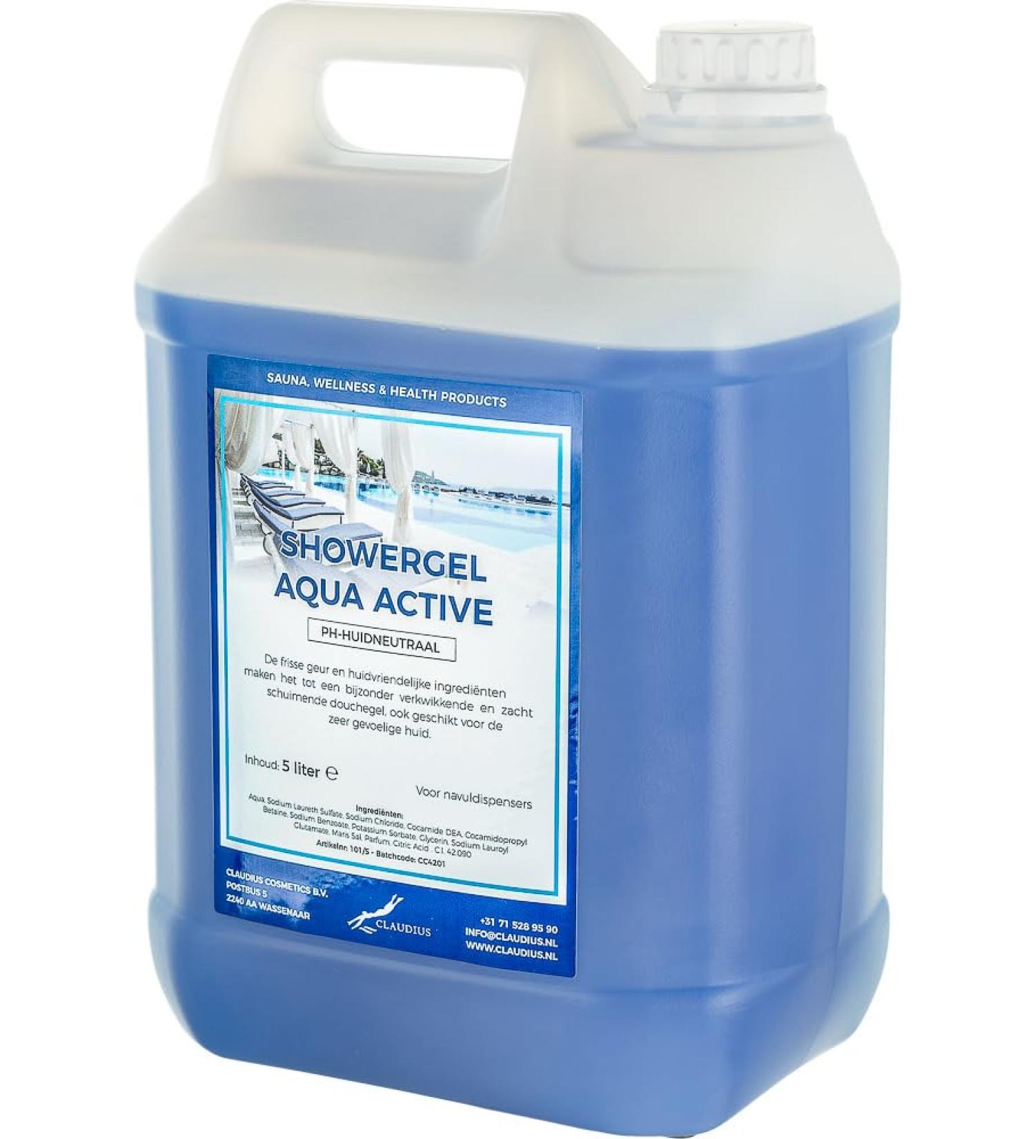 Claudius Showergel Aqua Active 5 liter