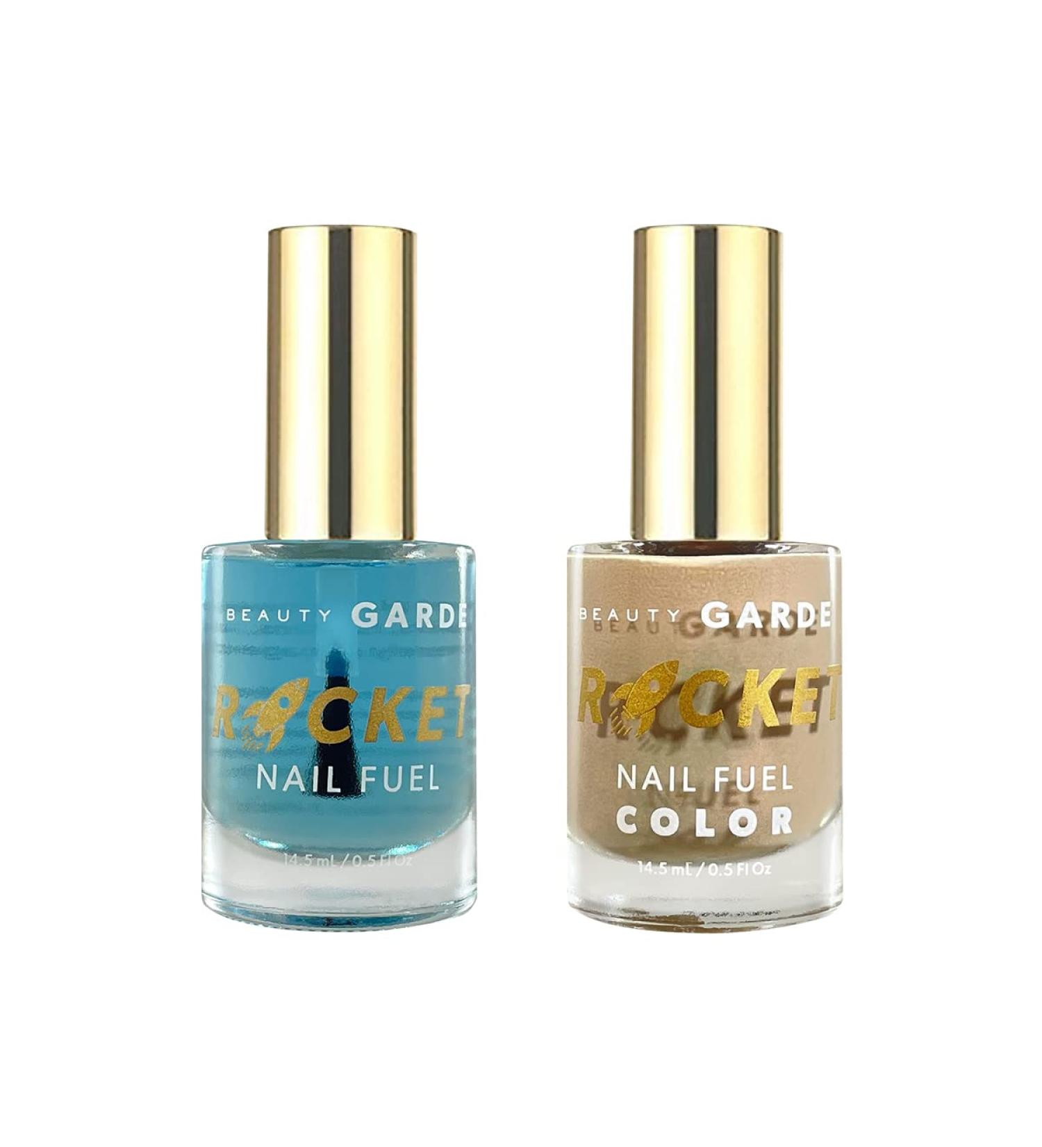 BeautyGARDE Rocket Nail Fuel & Polish Nail Care 2 Pack - Gender Neutral Nail Strengthener & Growth Treatment, 7-Free Nonie Cr me Polish - 1 Oz - Buy Online on GoSupps.com