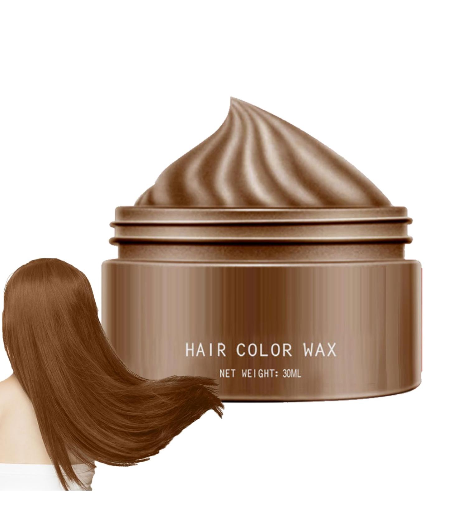 Hair Coloring Wax - 30ml Temporary Hair Dye Washable Hair Dye Styling Paste for Women and Teenagers Parties and Costumes - Buy Online on GoSupps.com