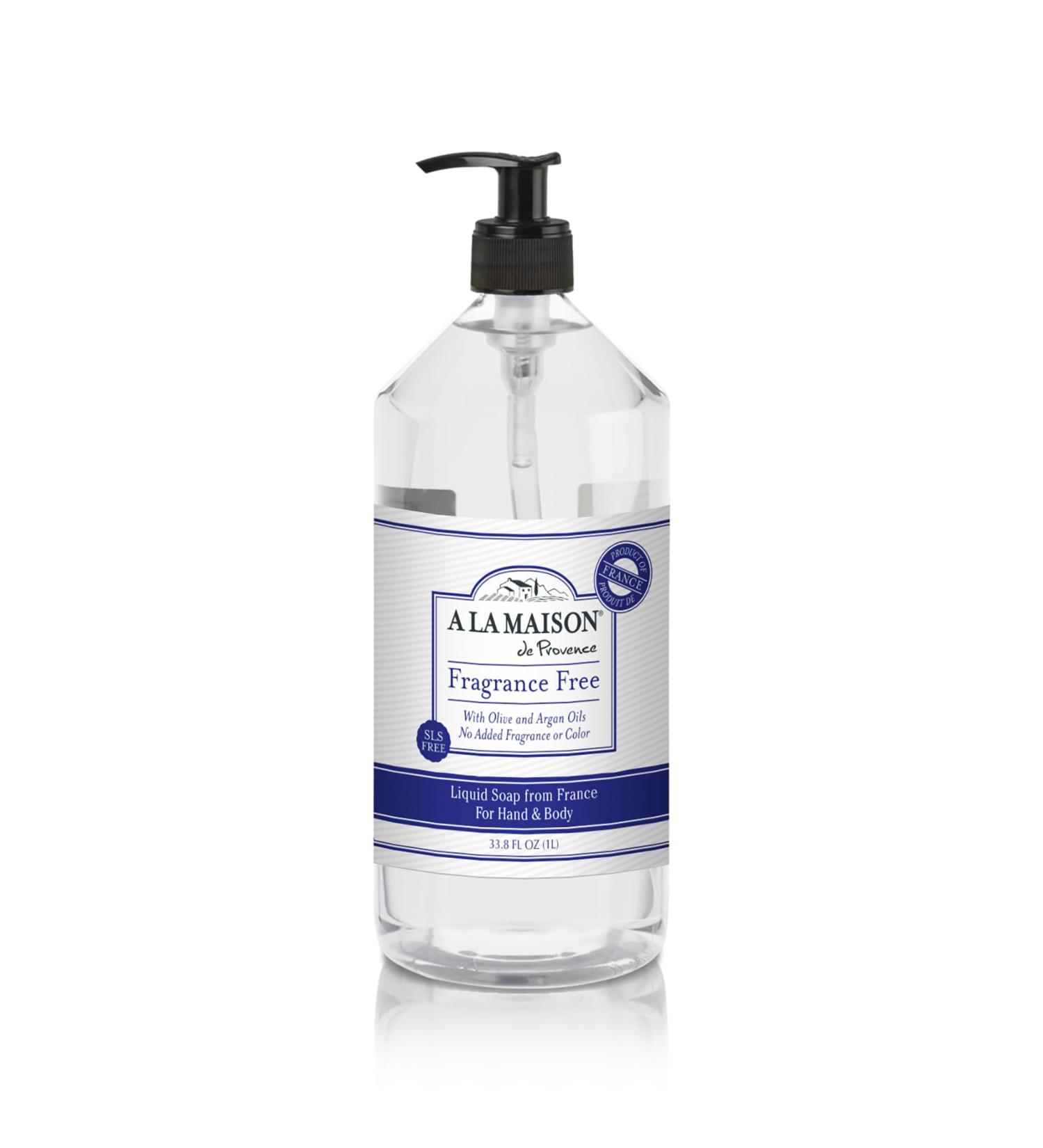 A LA MAISON Frangrance Free Natural Hand Wash Made with Essential Oils - Biodegradable Plant-Based Vegan Cruelty-Free 33.8 Fl Oz (Pack of 1)