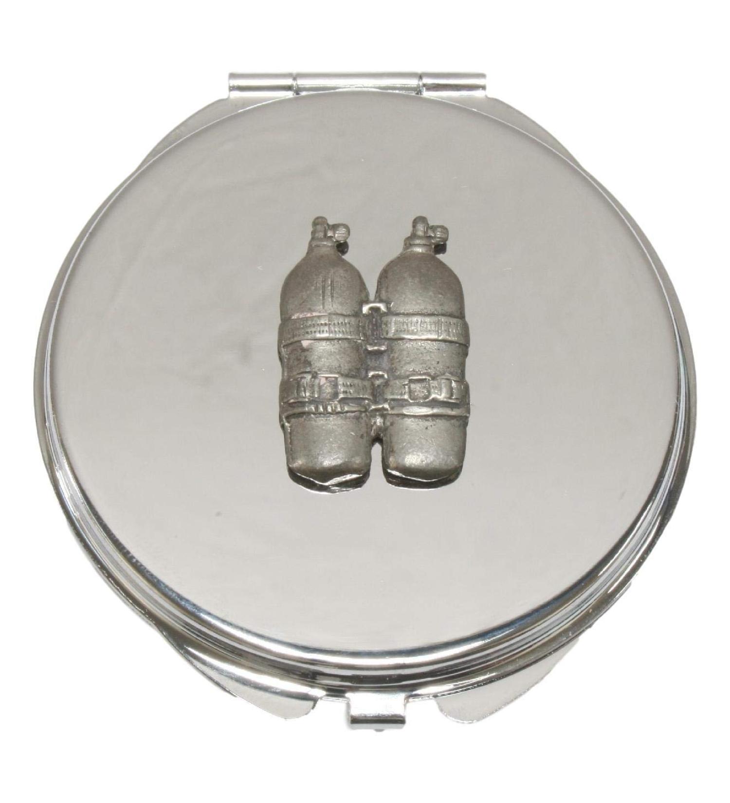 Diving Tanks Compact Mirror Handbag Gift With Free Engraving 1 - Buy Online on GoSupps.com