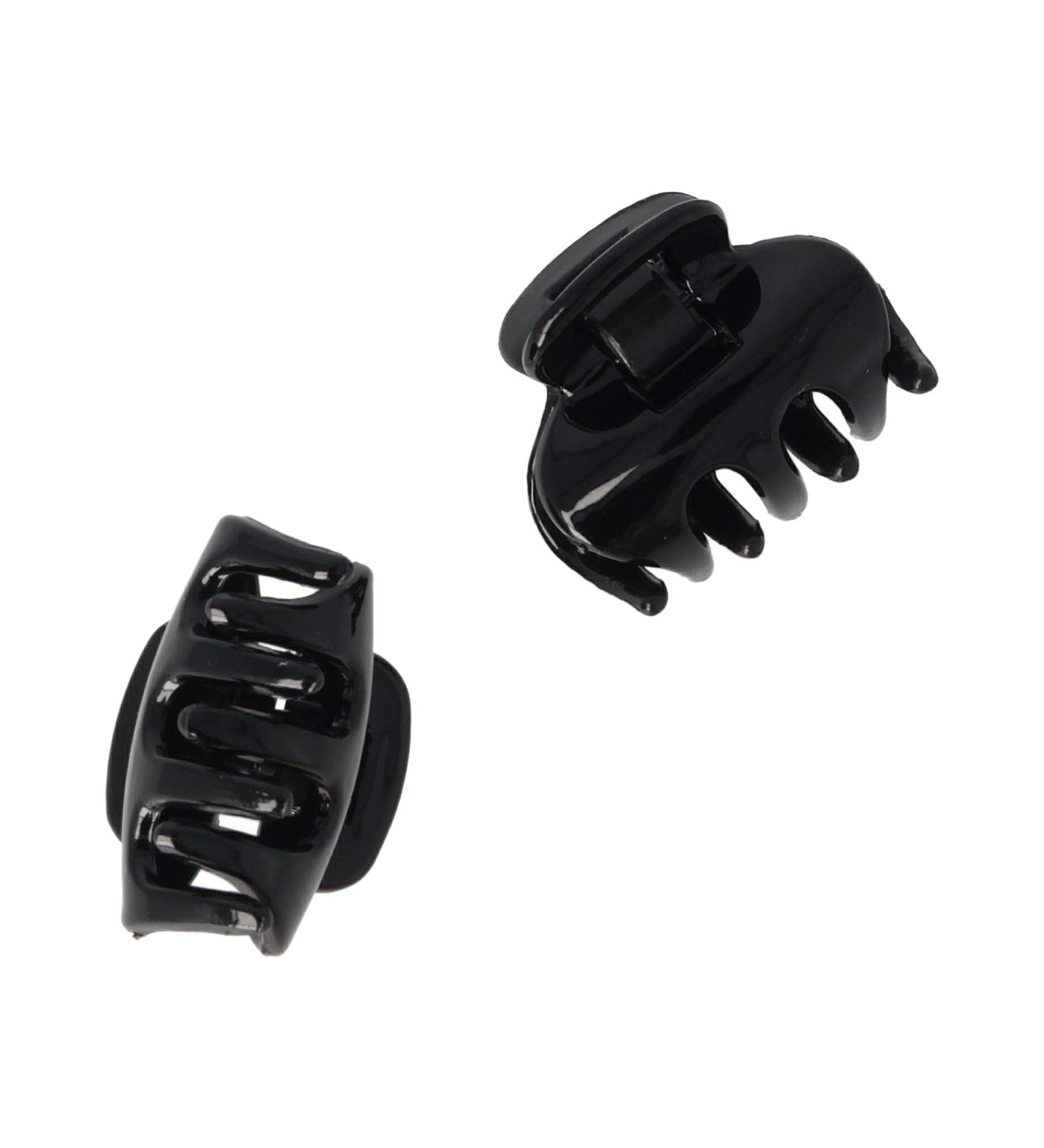 Solida Essentials Water Wave Clips - Metal-Free Black Hair Accessories (2 Pieces) | Ideal for Effortless Styling - Buy Online on GoSupps.com