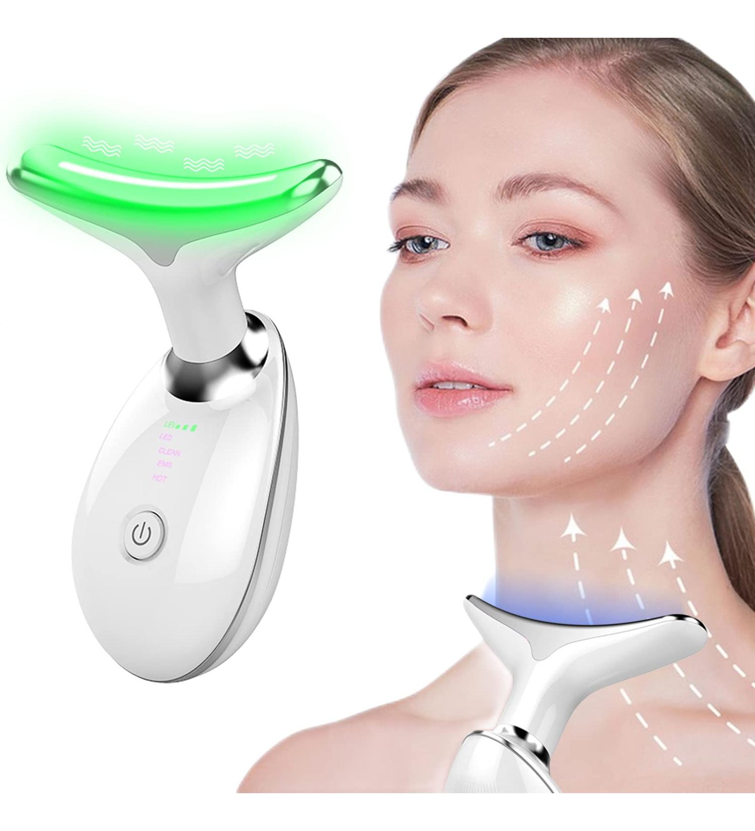 JYHSGD Firming Wrinkle Device for Neck & Face - Vibration Massager for Double Chin Reduction, Wrinkle Appearance, and Skin Tightening - Buy Online on GoSupps.com