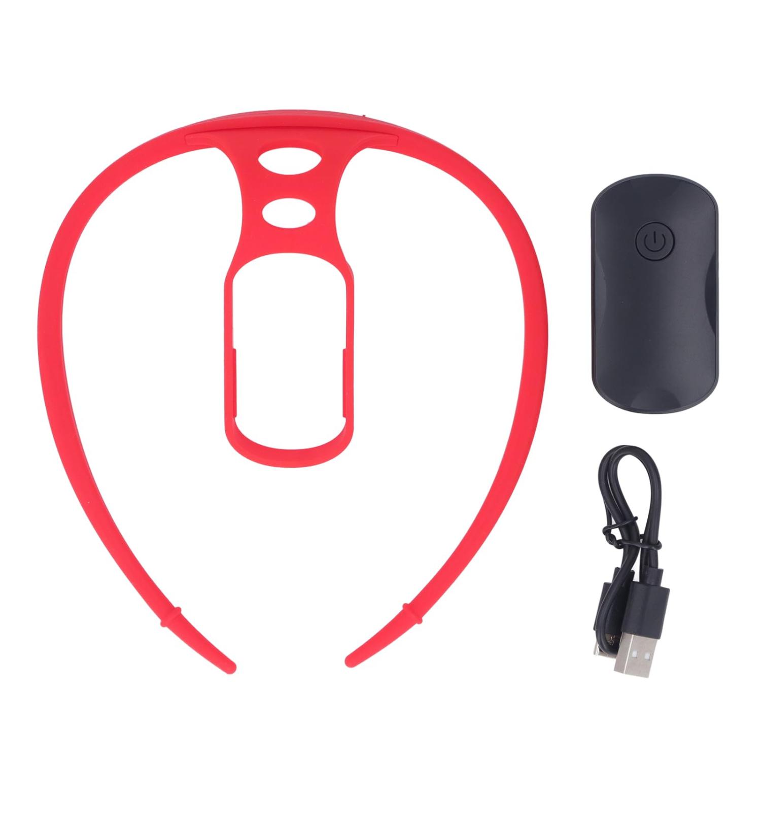 Garosa Posture Corrector Trainer - Smart Vibration Back Brace for Women Men & Kids | Portable Posture Support (Red) - International Shipping - Buy Online on GoSupps.com
