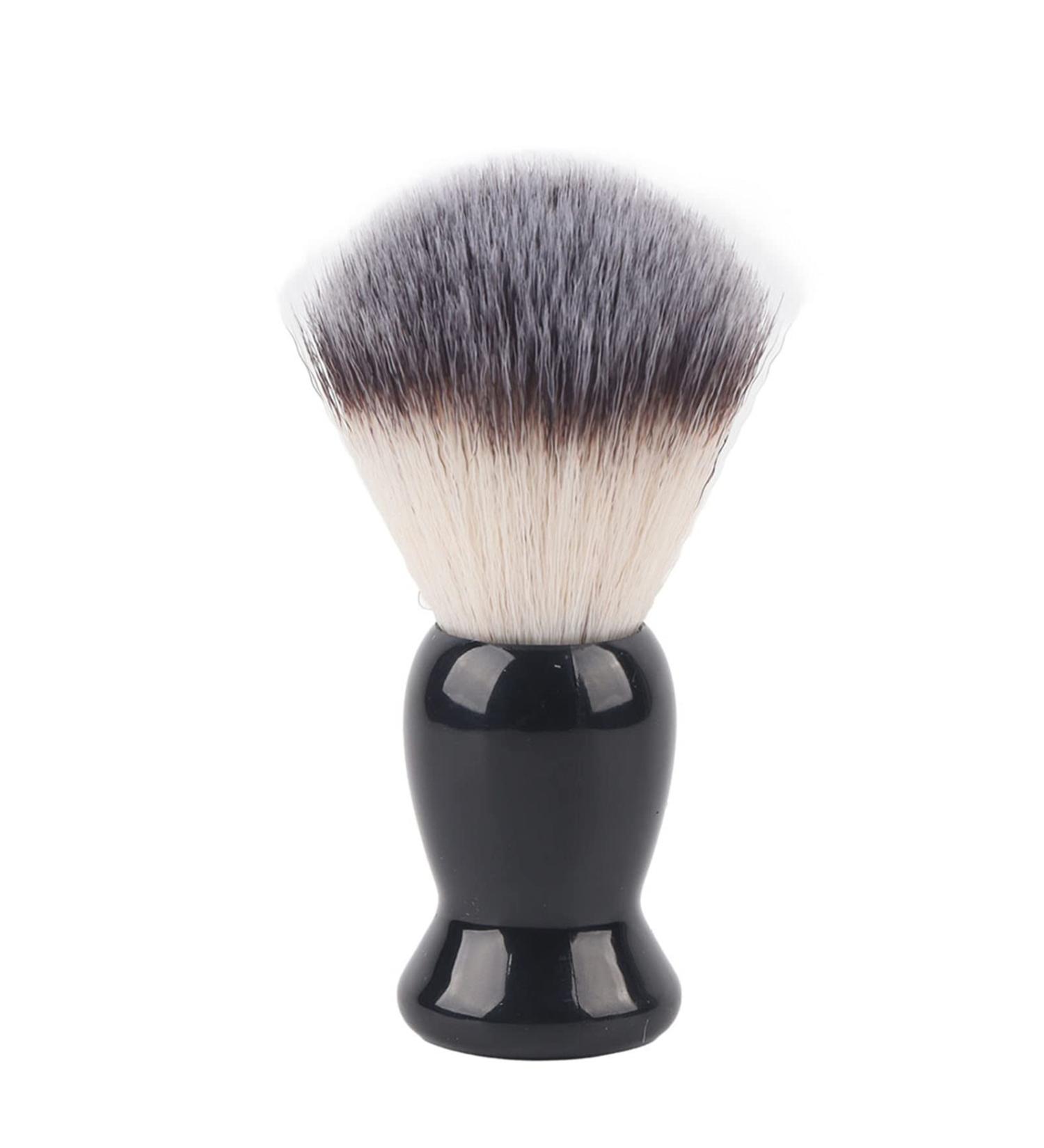 Men's Professional Shaving Brush & Hair Cleaning Brush - Wooden Handle Grooming Essential for Salon & Home Use - Buy Online on GoSupps.com