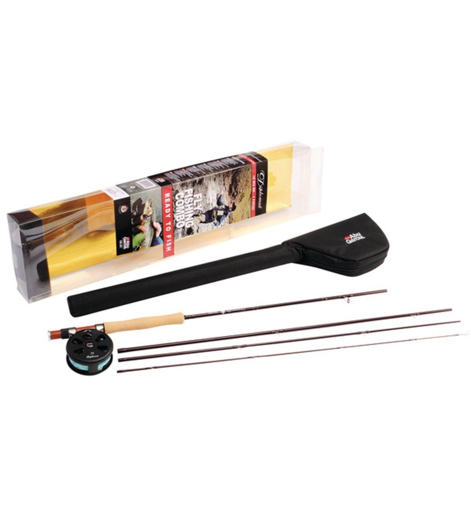 Abu Garcia Combo Diplomat Fly Fishing Rod & Reel Fishing Set Diplomat 904 #5/6 Lh Fly