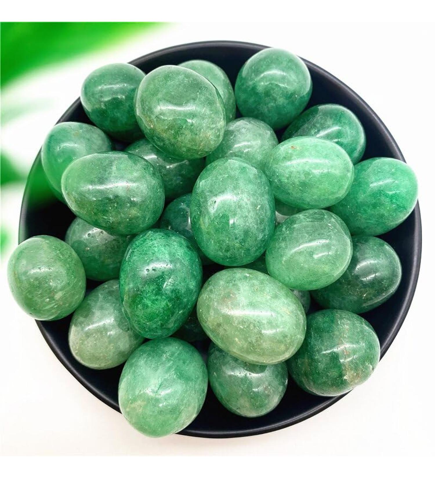 100g Natural Green Strawberry Crystal Tumbled Stone Polished Gravel Irregular Stone Specimen Gemstones - Buy Online on GoSupps.com