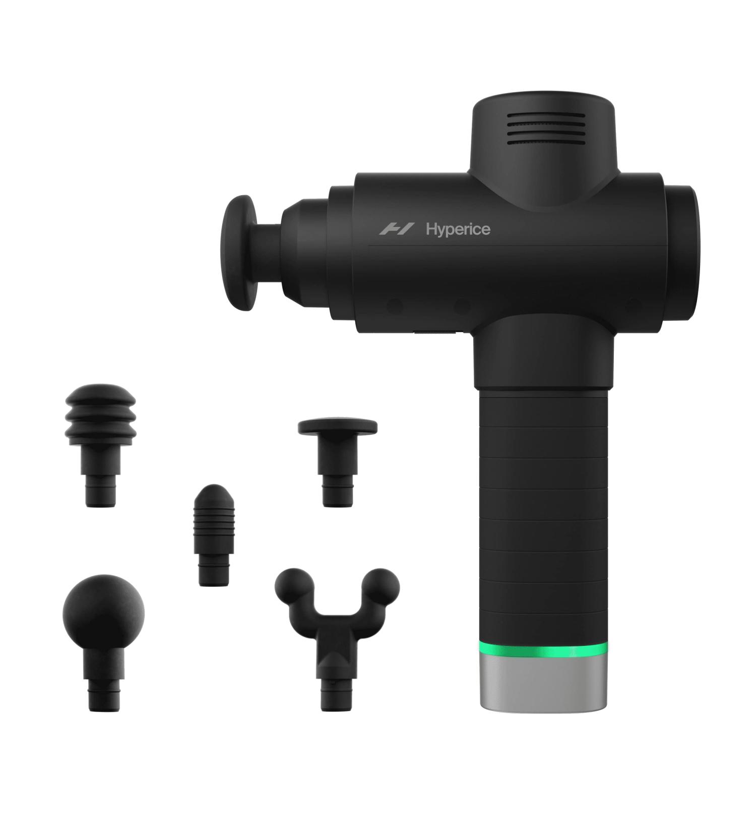 Hypervolt 2 Pro Handheld Percussion Massage Gun - Quiet Glide Technology | 5 Speeds, 5 Interchangeable Heads - Relieve Sore Muscles and Stiffness - Buy Online on GoSupps.com