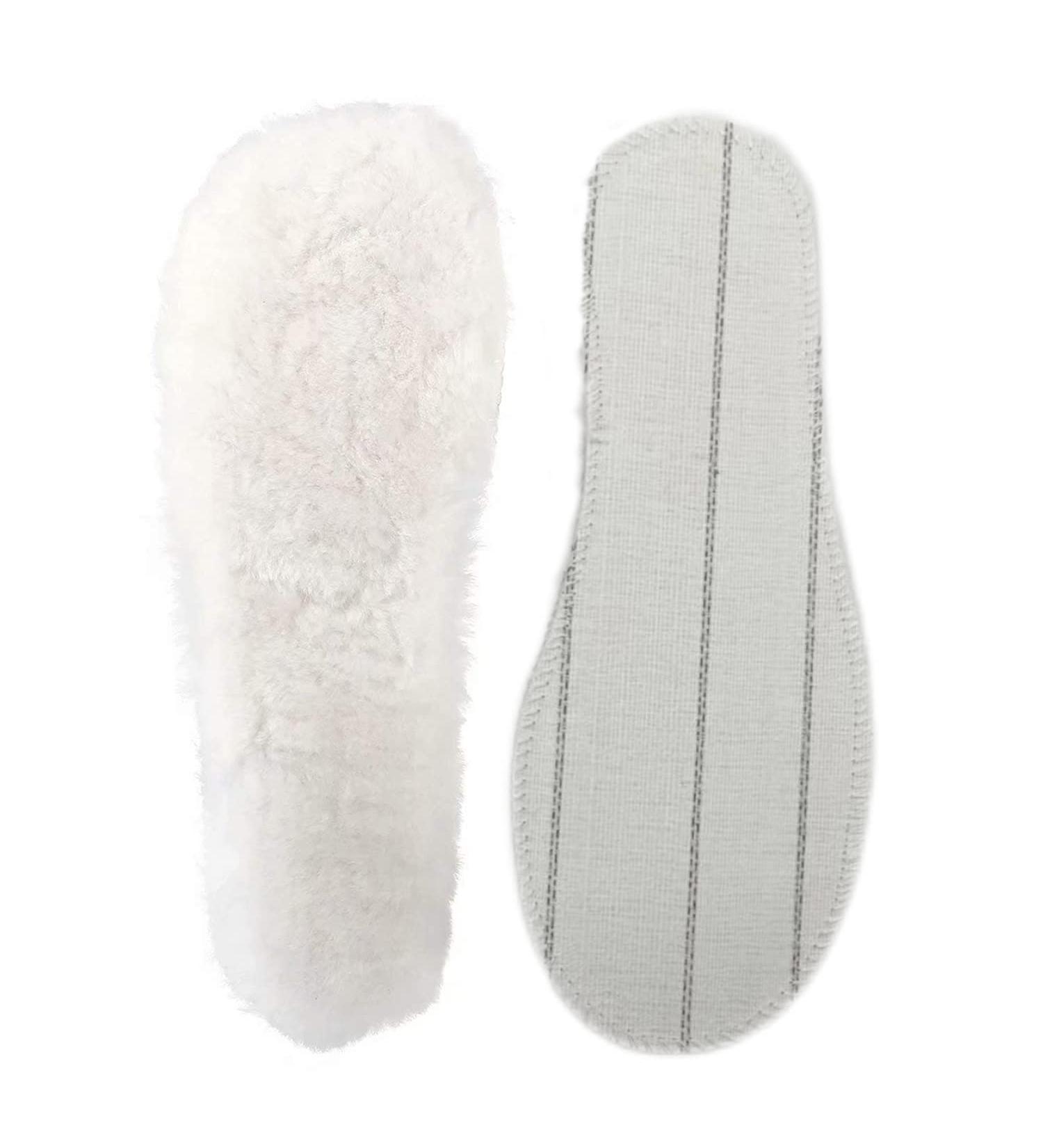 Winter Merino Wool Insoles for Women - Soft & Warm Shoe Inserts | Fleece Replacement Pads for Slippers & Boots - Buy Online on GoSupps.com