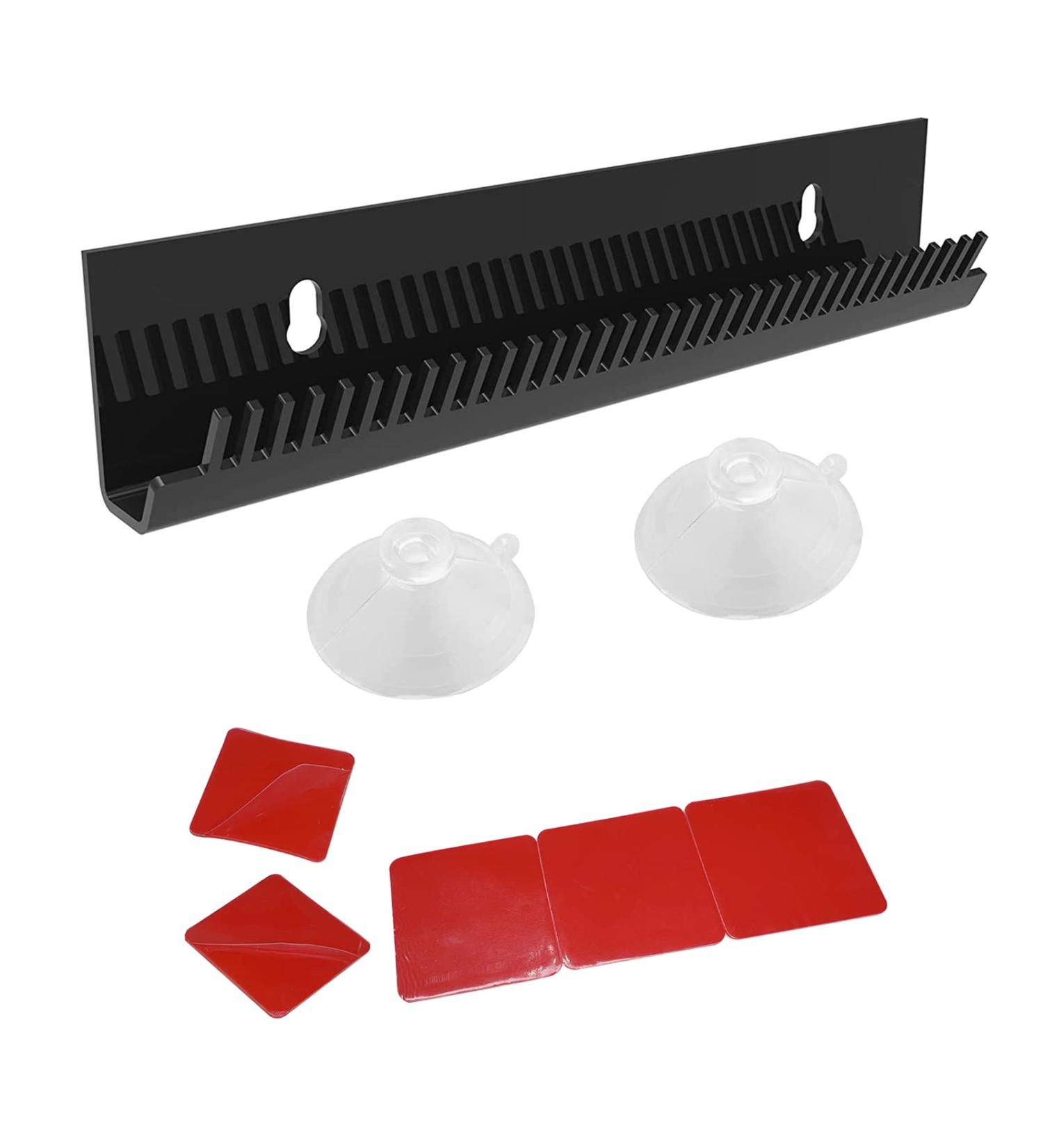 Slinsmei Black Hair Extensions Holder - Secures Extra Wide Wefts | 11.6 Inch Professional Styling Tool for Beaded & Hand Tied Wefts | Pack of 1 - Buy Online on GoSupps.com