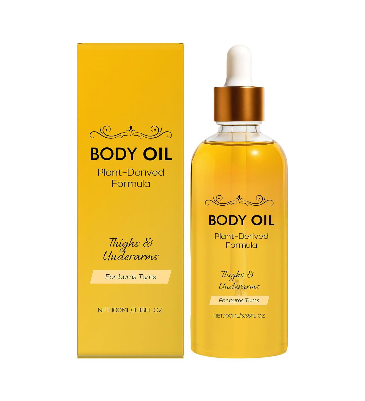 After-Shower Body Oil | 100 ml Moisturizing Beauty Products | Moisturizing body oil for sensitive skin for nighttime and morning hydration of sensitive and oily skin legs and - Buy Online on GoSupps.com