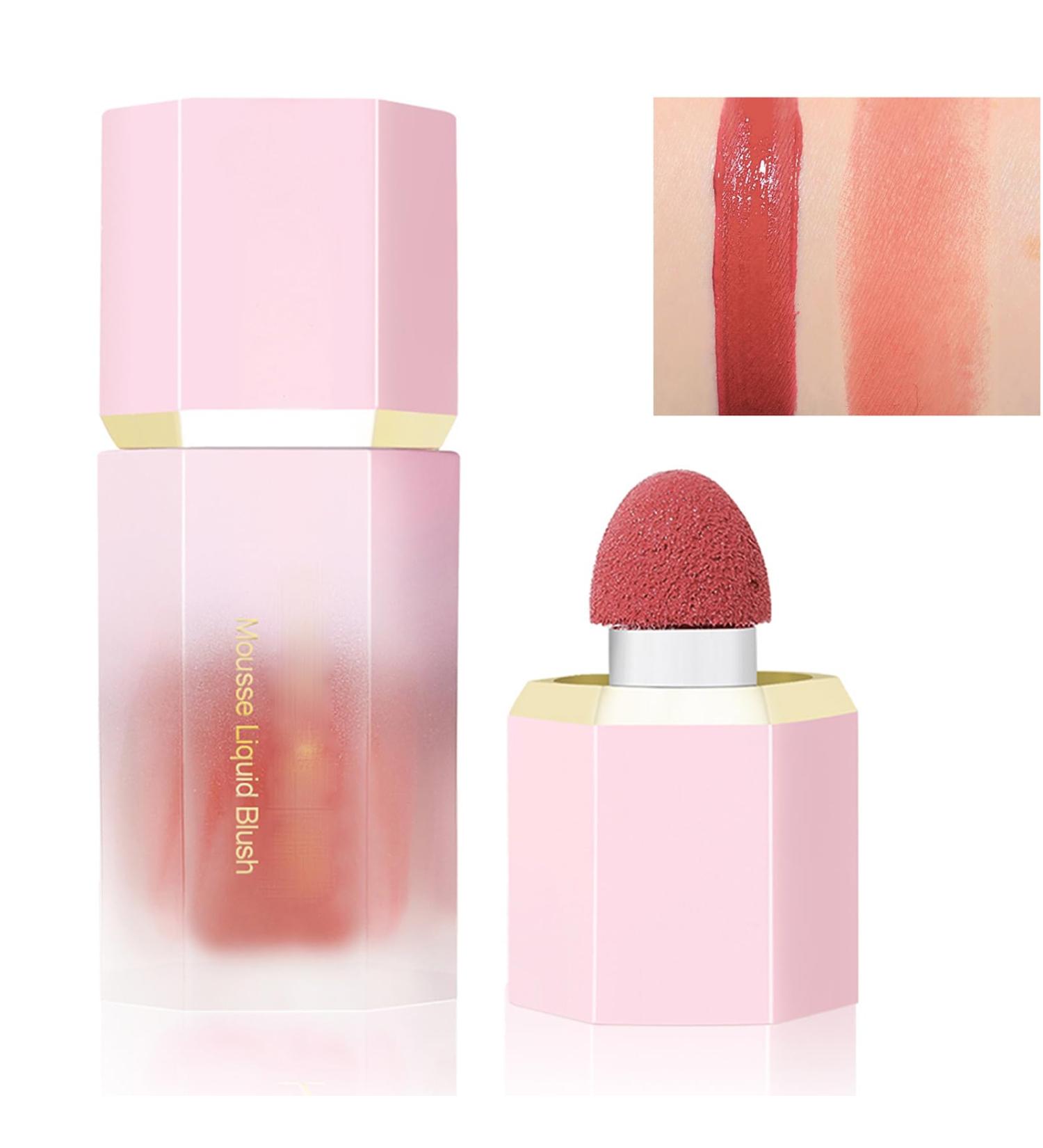 HERBENJOY Cream Blush in Coral - Lightweight, Dewy Finish, Smudge Proof | 1 ml (Pack of 1) - Buy Online on GoSupps.com