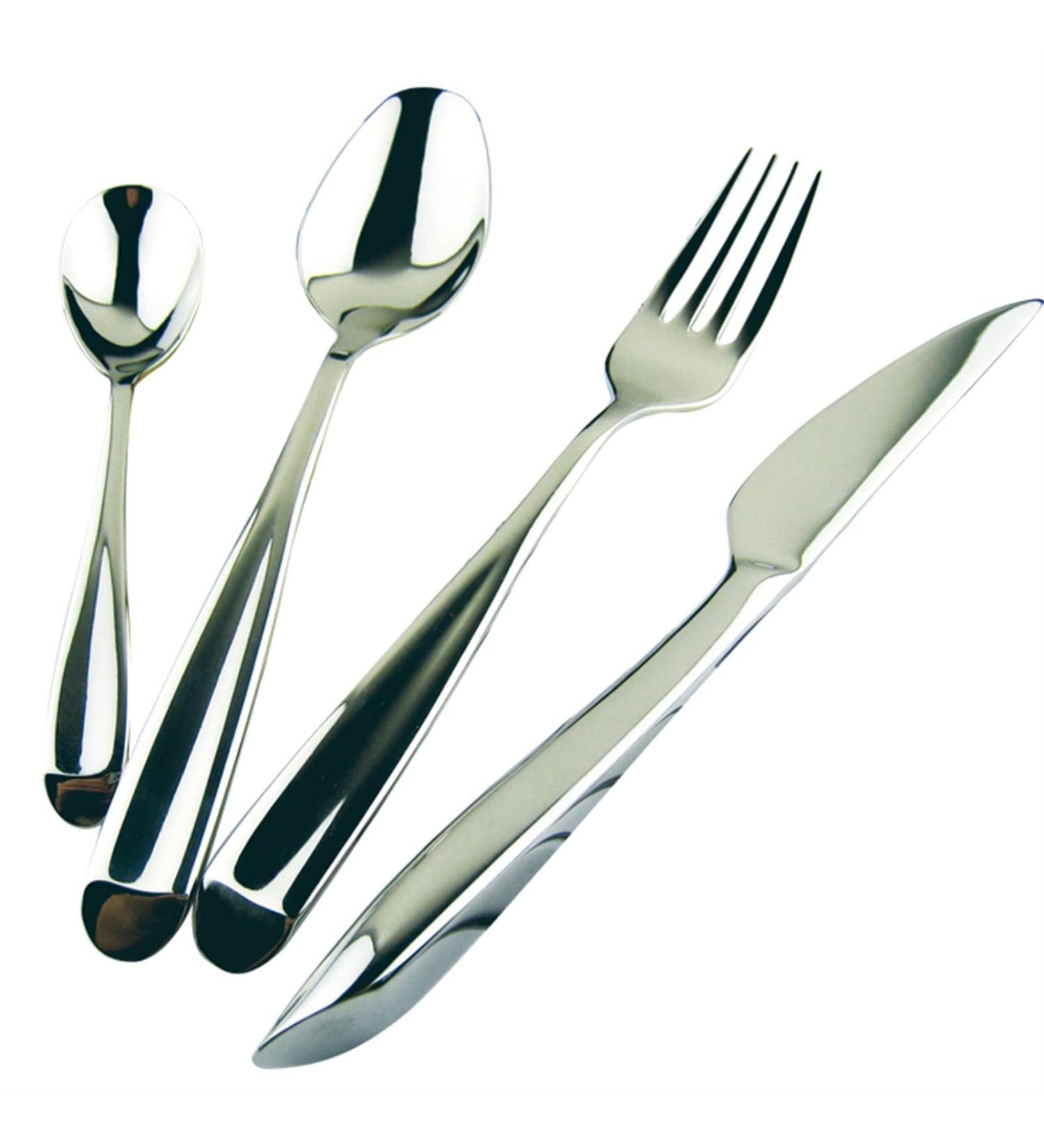 Flatware Sets 4pcs Set Cutlery Tableware Knife Fork Spoon Set Dinnerware Stainless Steel Tableware Set Zero Waste Kitchen Flatware Set Gift (Color : 4PCS) - Buy Online on GoSupps.com