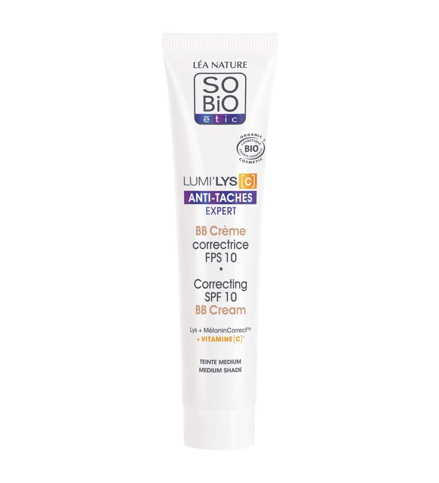 L A NATURE SO BiO tic | BB Correcting Cream SPF 10 - Lumi'lys C | Anti-Stain Expert | Medium Shade | Natural Coverage | My - Buy Online on GoSupps.com