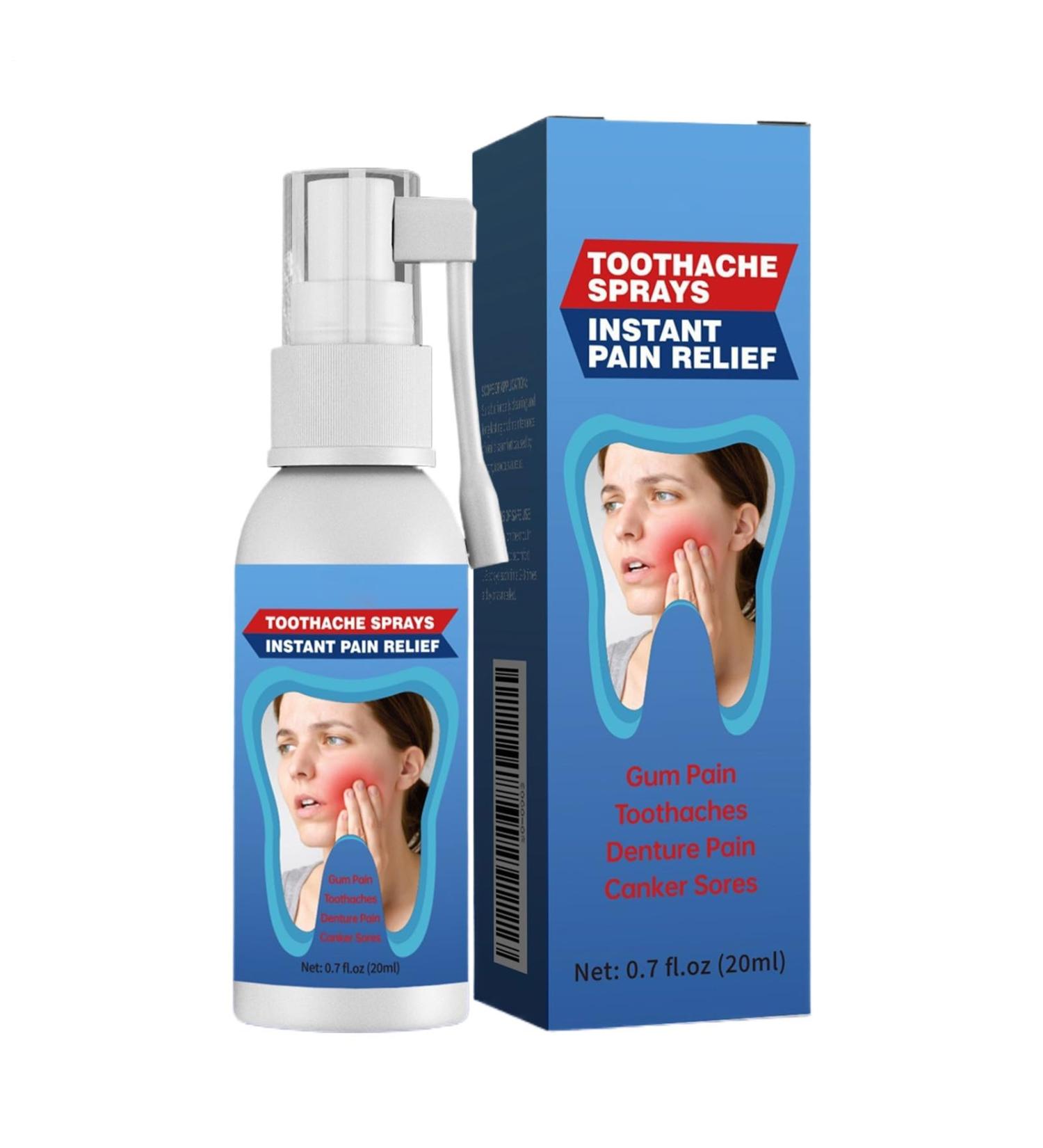 Soothing Dental Spray for Adults 20ml Soothing Refresher Soothing Dental Care and Nerve Calming | For Travel Home Parties Office After Meals Men and Women - Buy Online on GoSupps.com