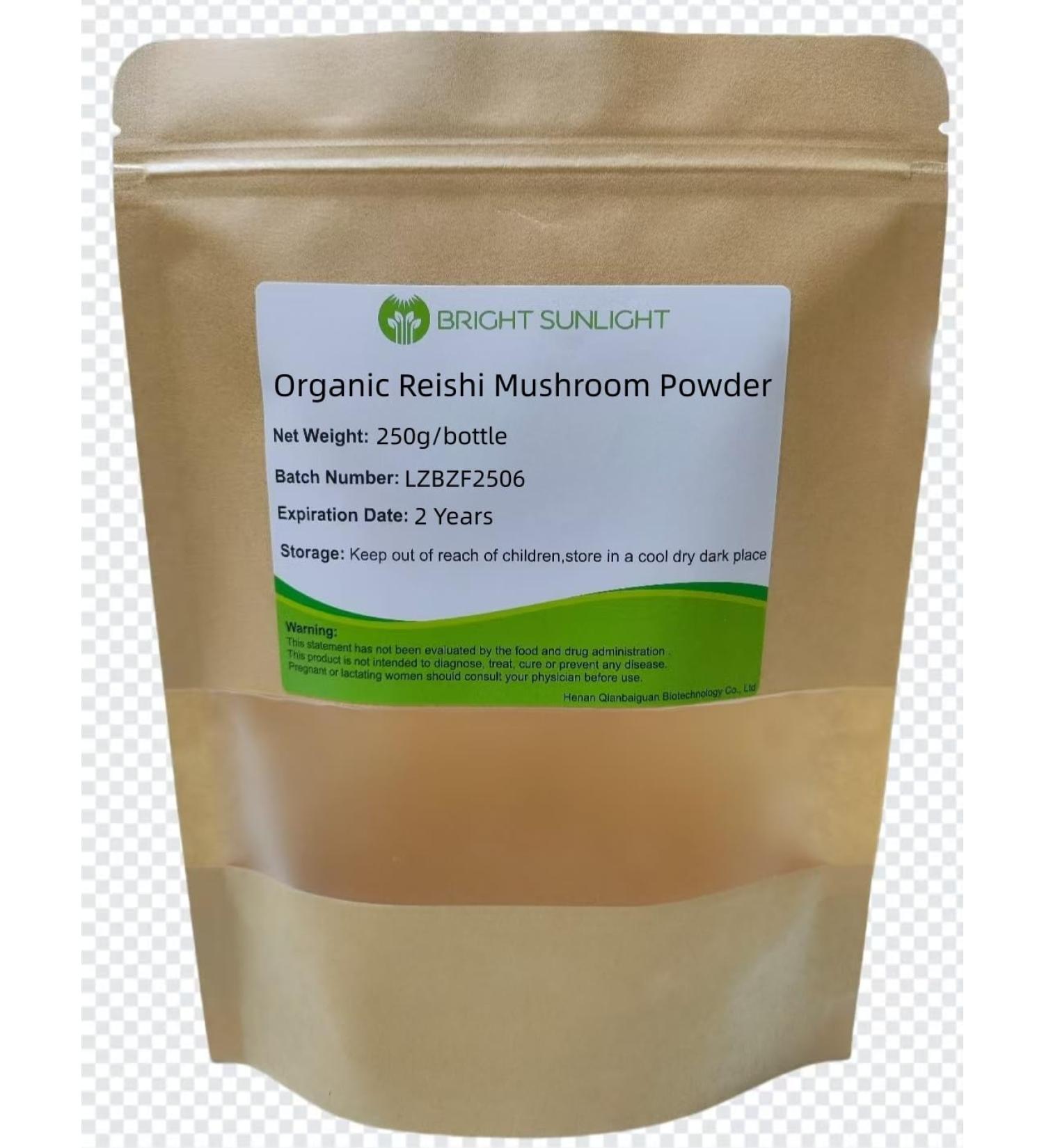 Bright sunlight Organic Reishi Mushroom Powder 250g/bottle