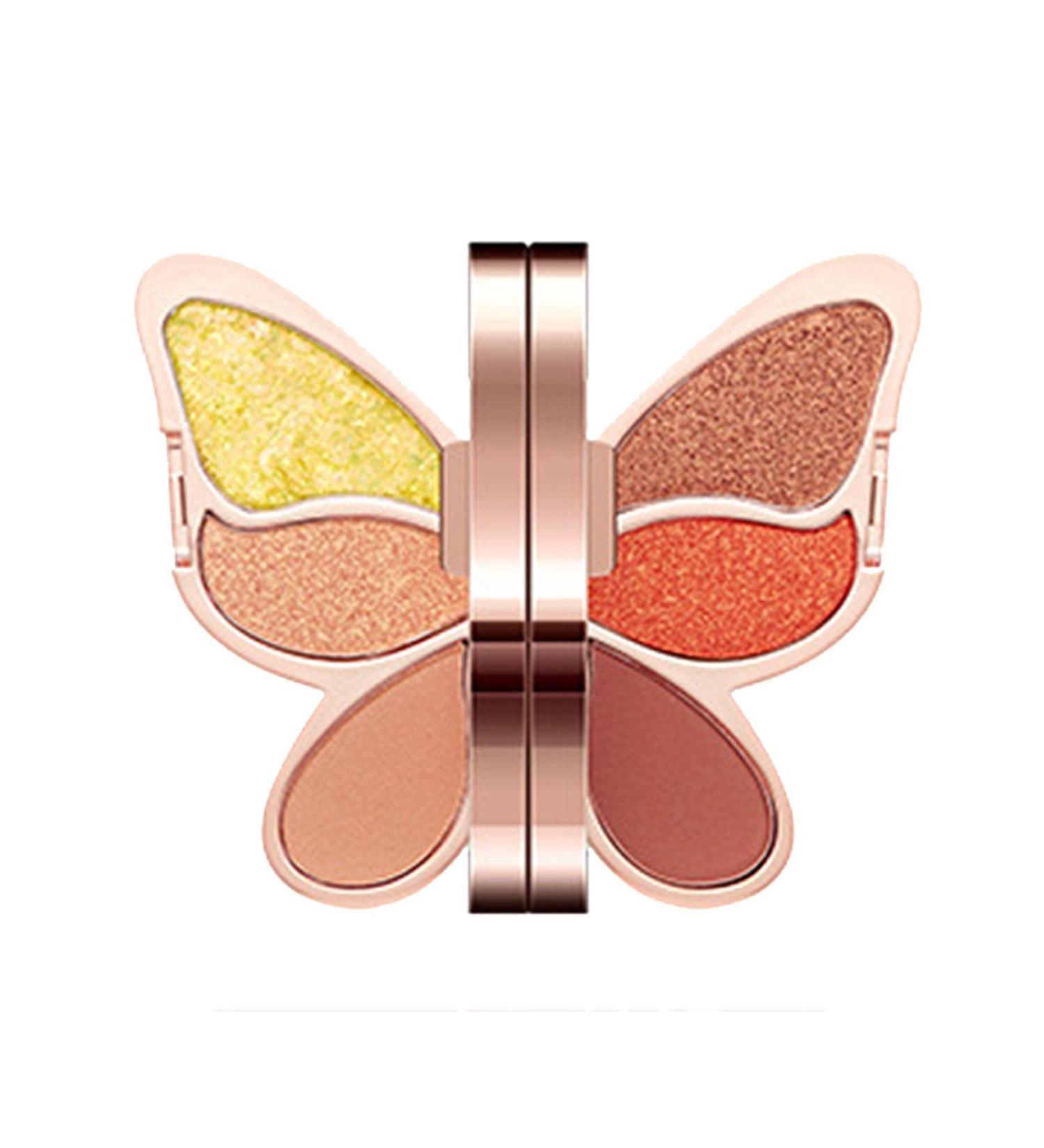 6 Colors Eyeshadow Palette | High Pigmented Matte Glitter Eye Makeup Long Lasting Waterproof Blendable Natural 6 Colors Eyeshadow Cosmetics Kit 12b Lucky Koi Color - Buy Online on GoSupps.com