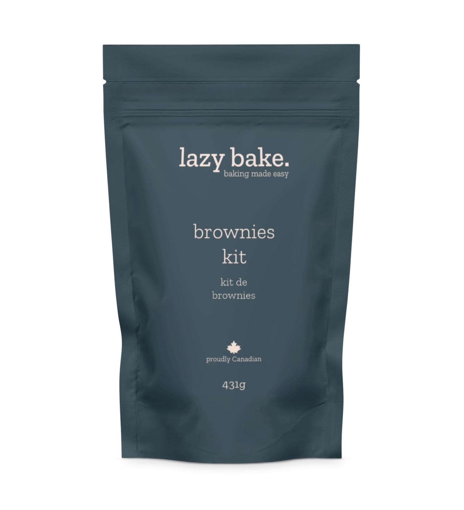 Lazy Bake Brownie Mix. Create Fresh and Delicious Chocolate Chip Brownies at Home. Baking Mix for Dessert and Snacks For Adults and Kids. Made in Canada. 430g (Pack of 1) - Buy Online on GoSupps.com