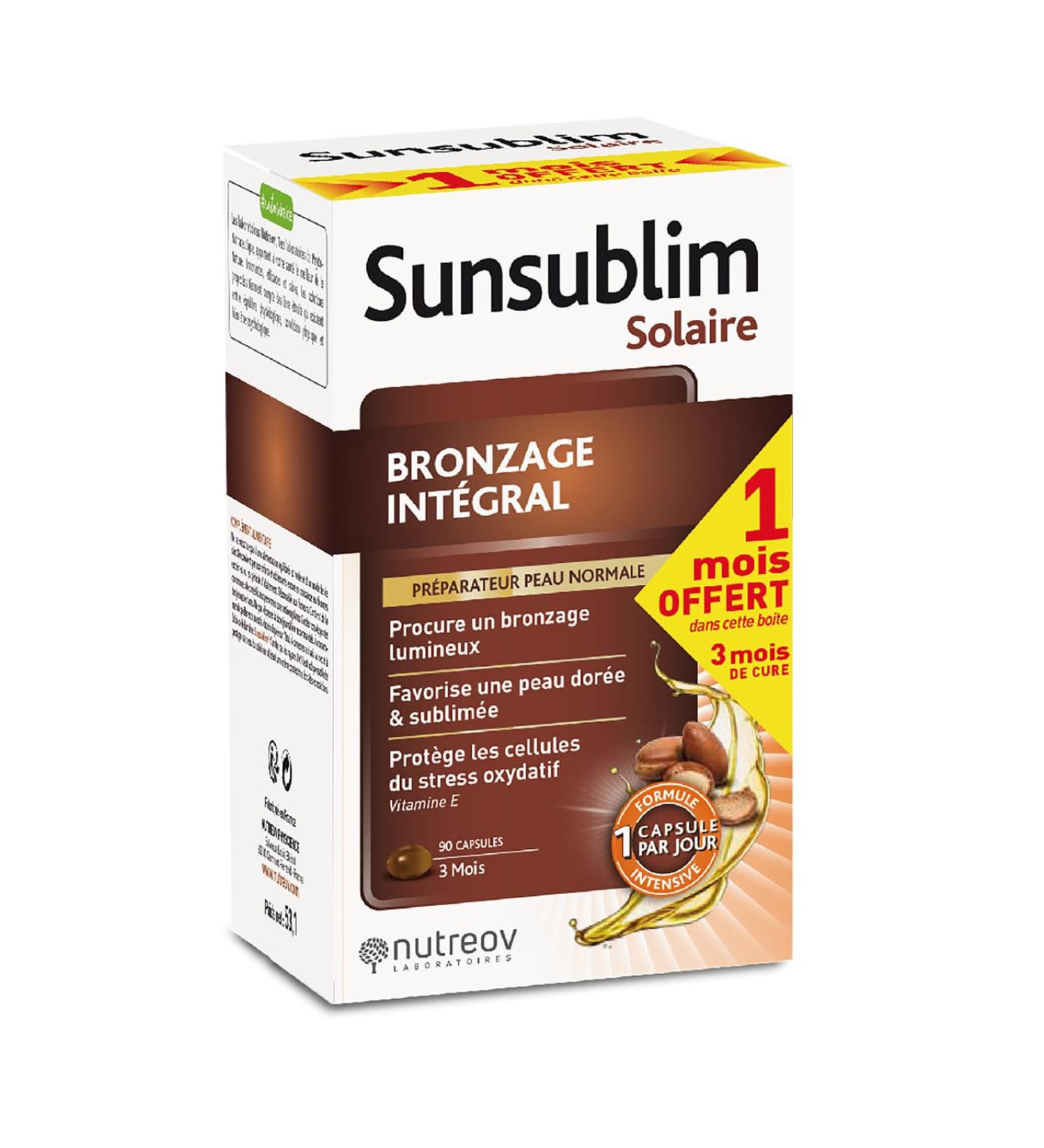 Sunsublim Bronze Int gral Pre Peau Normale 90 Capsules
