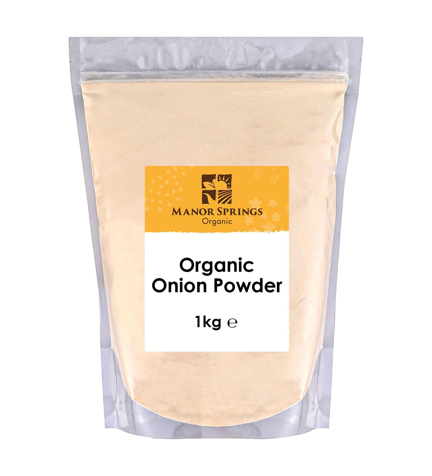 Manor Springs Organic Onion Powder 1kg - Premium Quality, Certified Organic - Buy Online on GoSupps.com