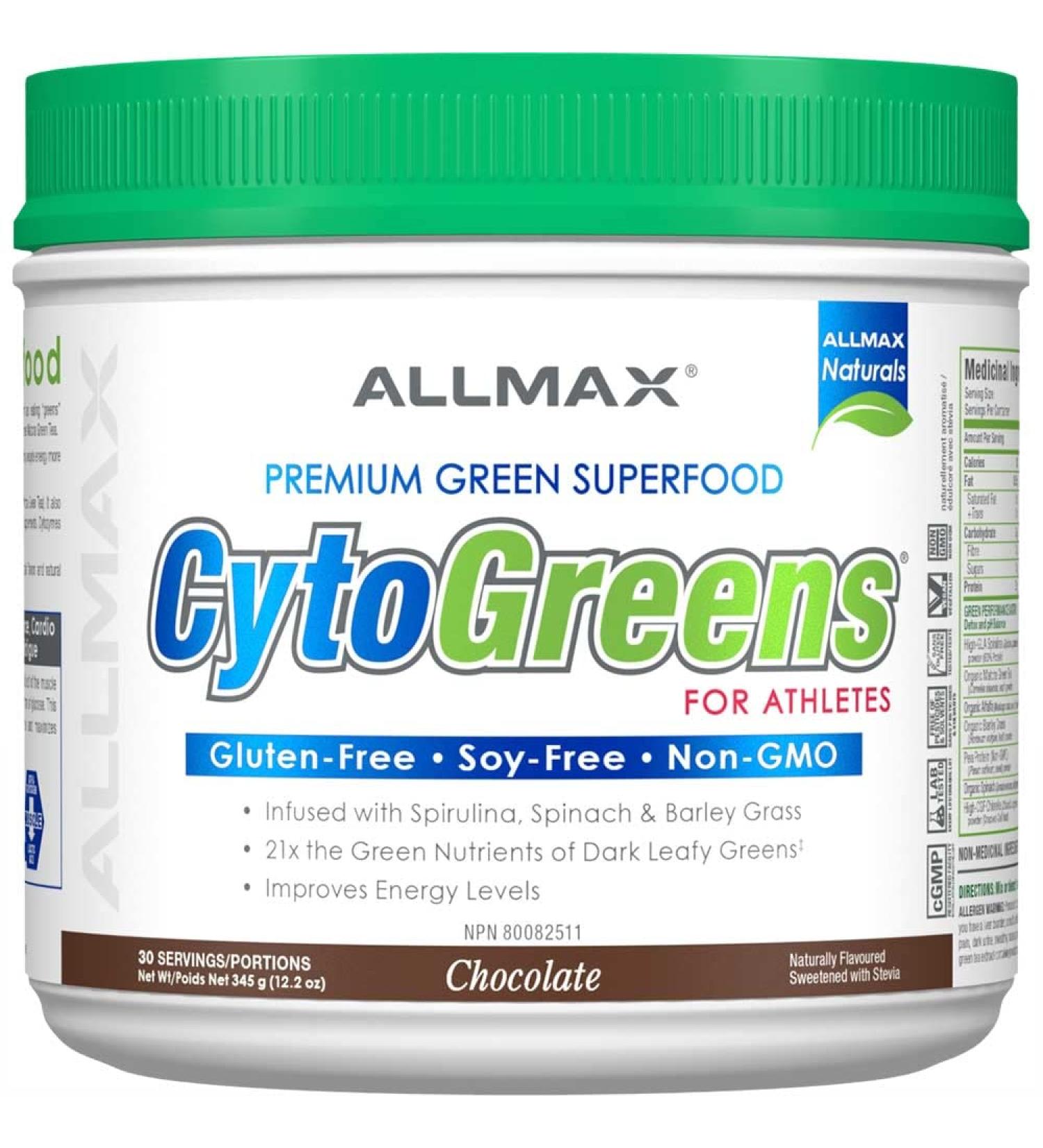 CytoGreens - Chocolate - 30 serving 345-gram - Buy Online on GoSupps.com