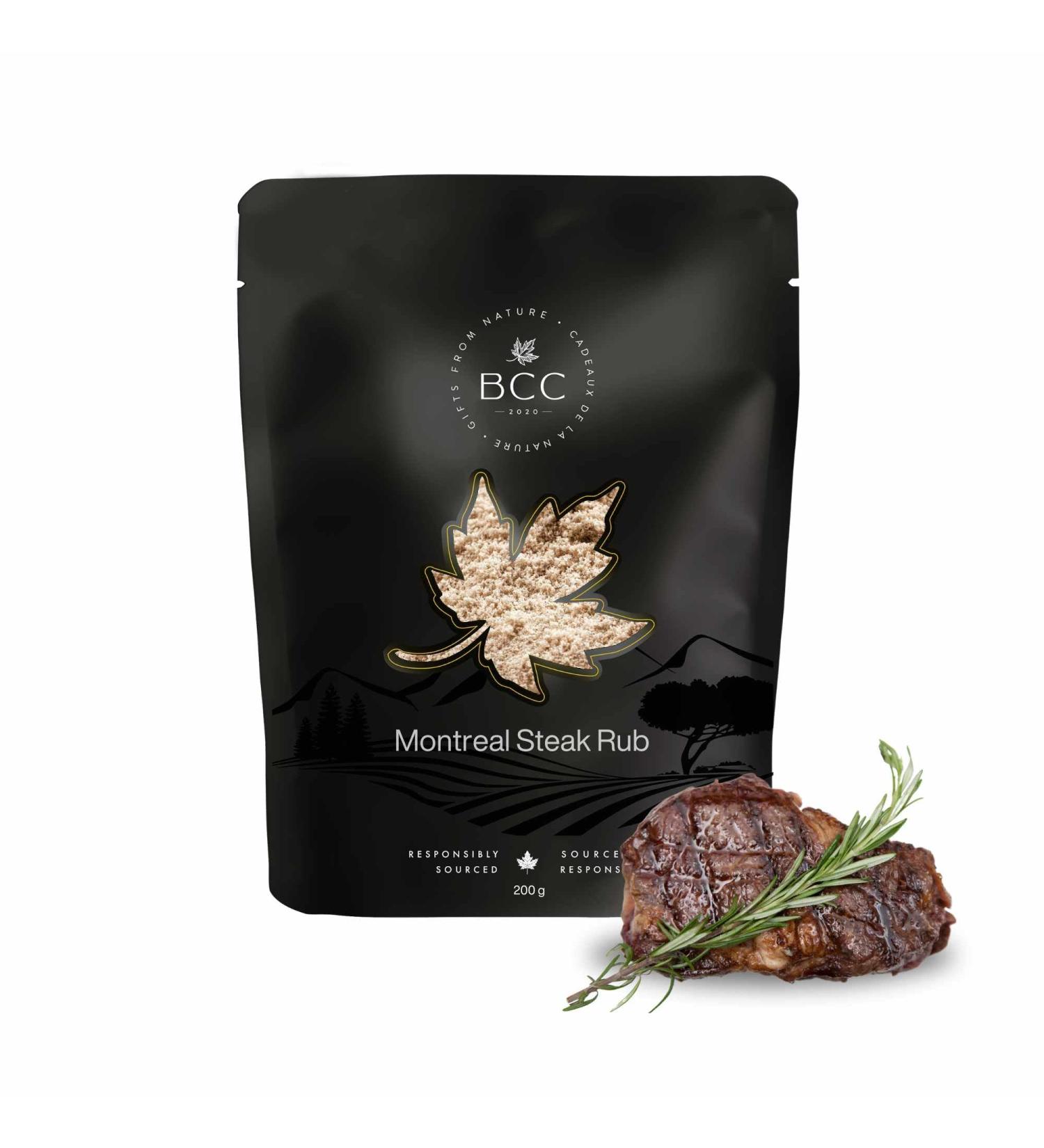 Montreal Inspired Steak Seasoning and Rub Savory Blend with Dill Coriander Kosher Salt Black Pepper Garlic Onion Paprika Thyme Rosemary and Parsley | Non-GMO Gluten-Free No MSG | BBQ Rubs and Spices for Smoking Grilling and Roasting - Buy Online on GoSupps.com