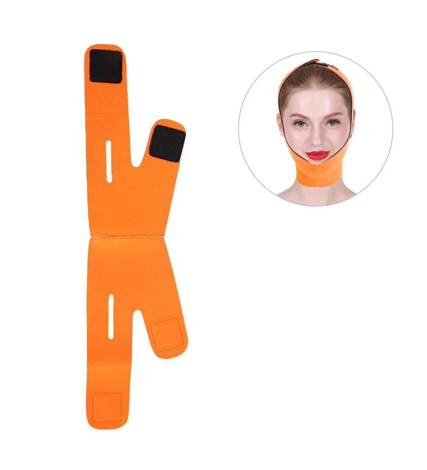 Face V Shaper Bandage - Double Chin Skin Relaxation & Breathable Lifting Belt for All-Day Comfort - Buy Online on GoSupps.com