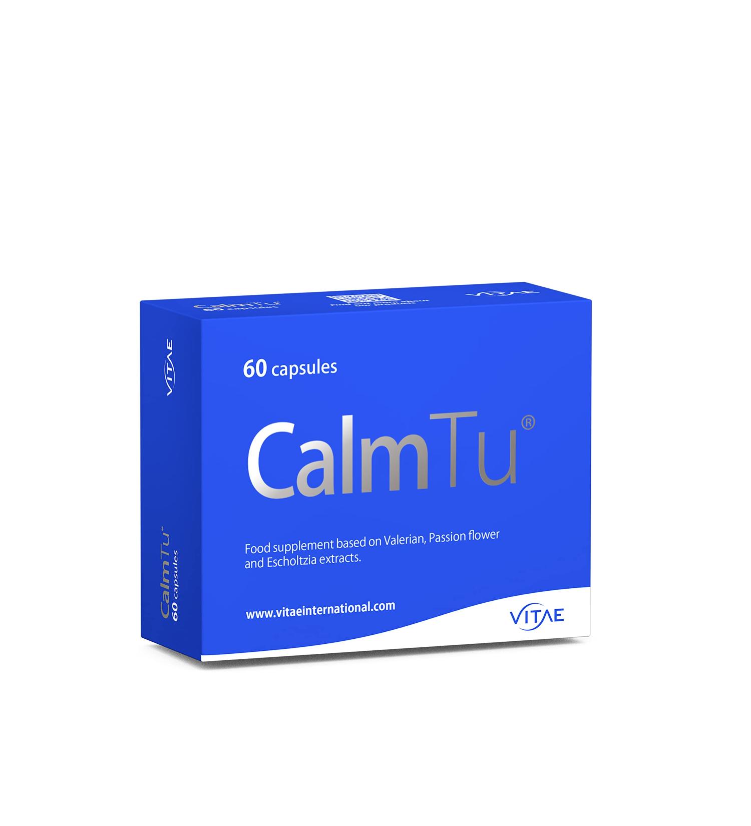 Vitae CalmTu 60 capsules | Valerian Passionflower and California Poppy | Manage stress naturally | No side effects Unflavoured 60 count (Pack of 1) - Buy Online on GoSupps.com