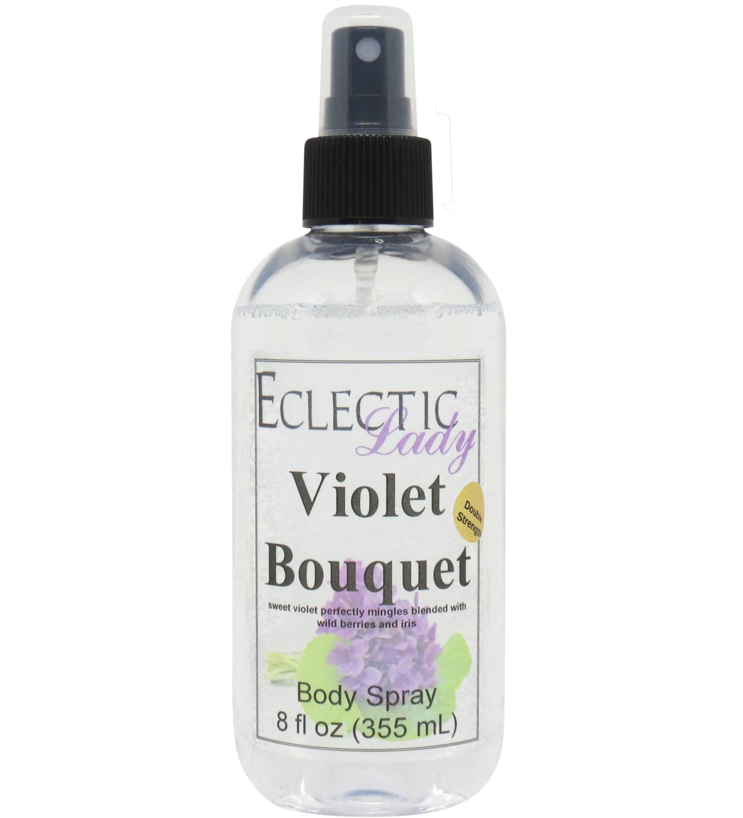 Violet Bouquet Body Spray (Double Strength) 8 ounces Body Mist for Women with Clean Light & Gentle Fragrance Long Lasting Perfume with Comforting Scent for Men & Women Cologne with Soft Subtle 8 Fluid Ounces (Double Strength) - Buy Online on GoSupps.com
