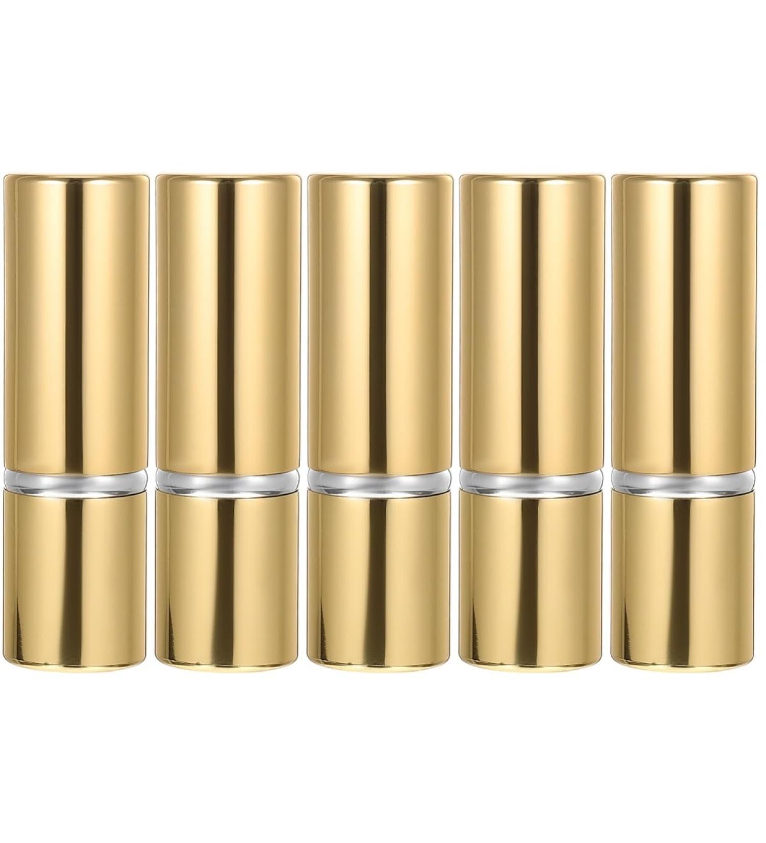 FOMIYES 5pcs Massaging Volcanic Facial Volcanic Stone Stick Reusable Face Roller mediumx5pcs Goldenx5pcs - Buy Online on GoSupps.com