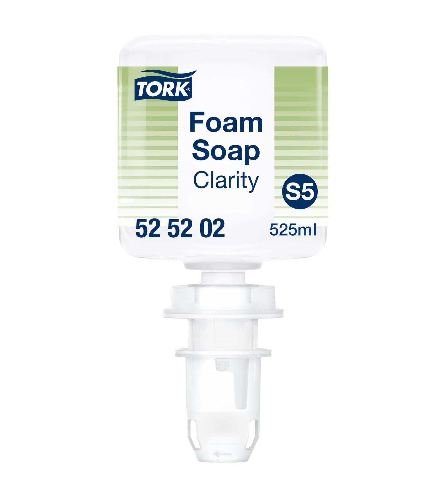  Tork Tork 525202 Mini Clear Foam Hand Soap S5 Airtight Bottle 1 x 530 ml - Buy Online on GoSupps.com