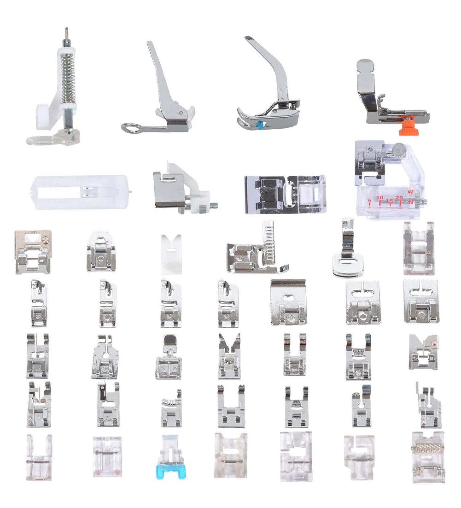 42 Piece Sewing Machine Presser Feet Set for Brother, Babylock, Singer, Janome, and More | Low Shank Sewing Machines - Buy Online on GoSupps.com