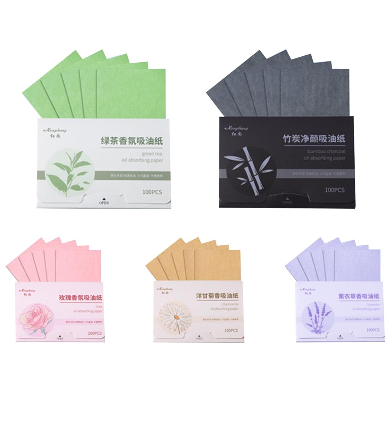 500 Pcs Oil Blotting Sheets for Oily Skin - Oil Control Film with 5 Colors for Absorbency Removal - Buy Online on GoSupps.com