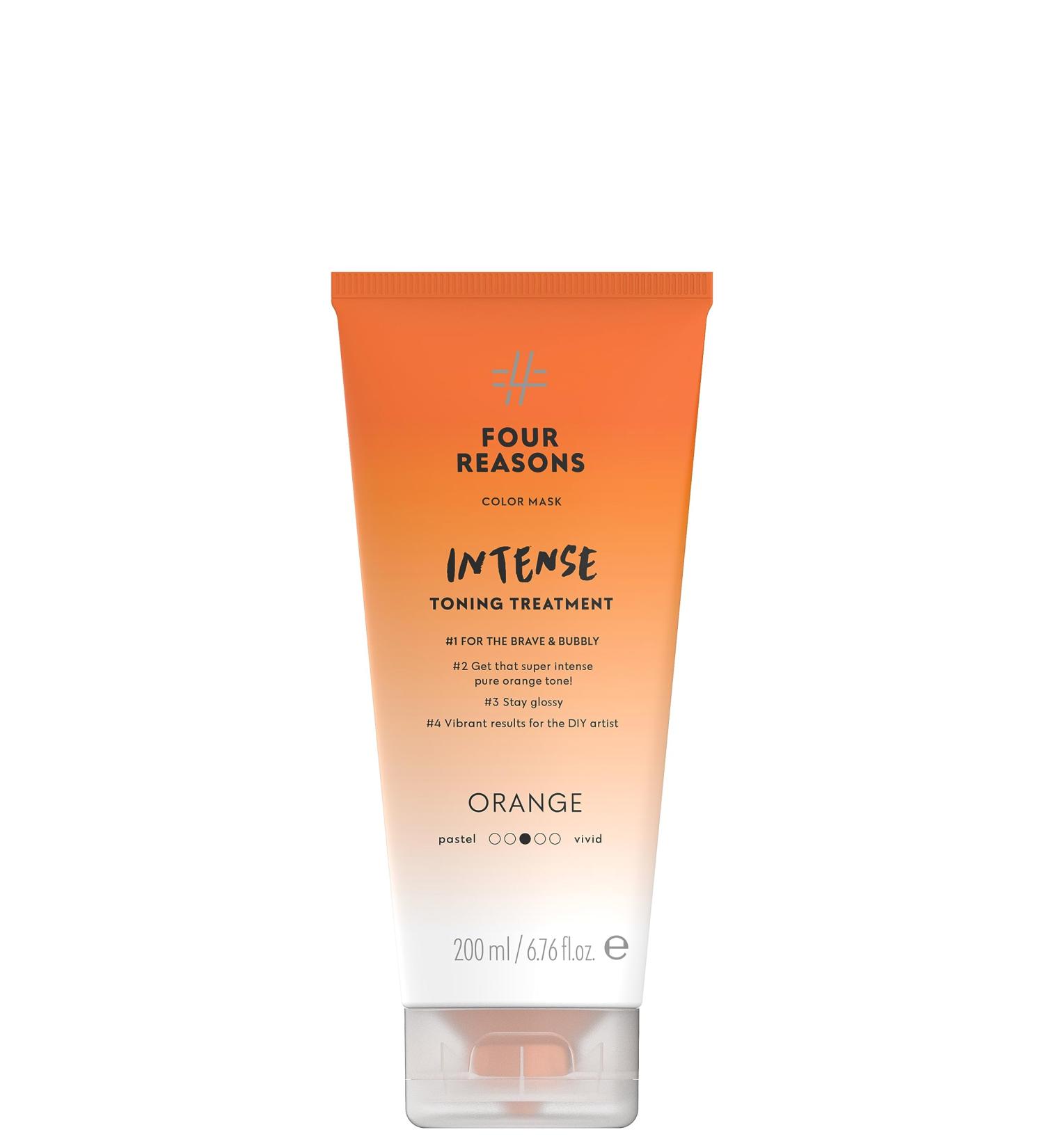 Four Reasons Hair Tinting Conditioner - Intensive Orange Semi-Permanent Hair Color | Natural Flushing & Gentle Tinting - Buy Online on GoSupps.com