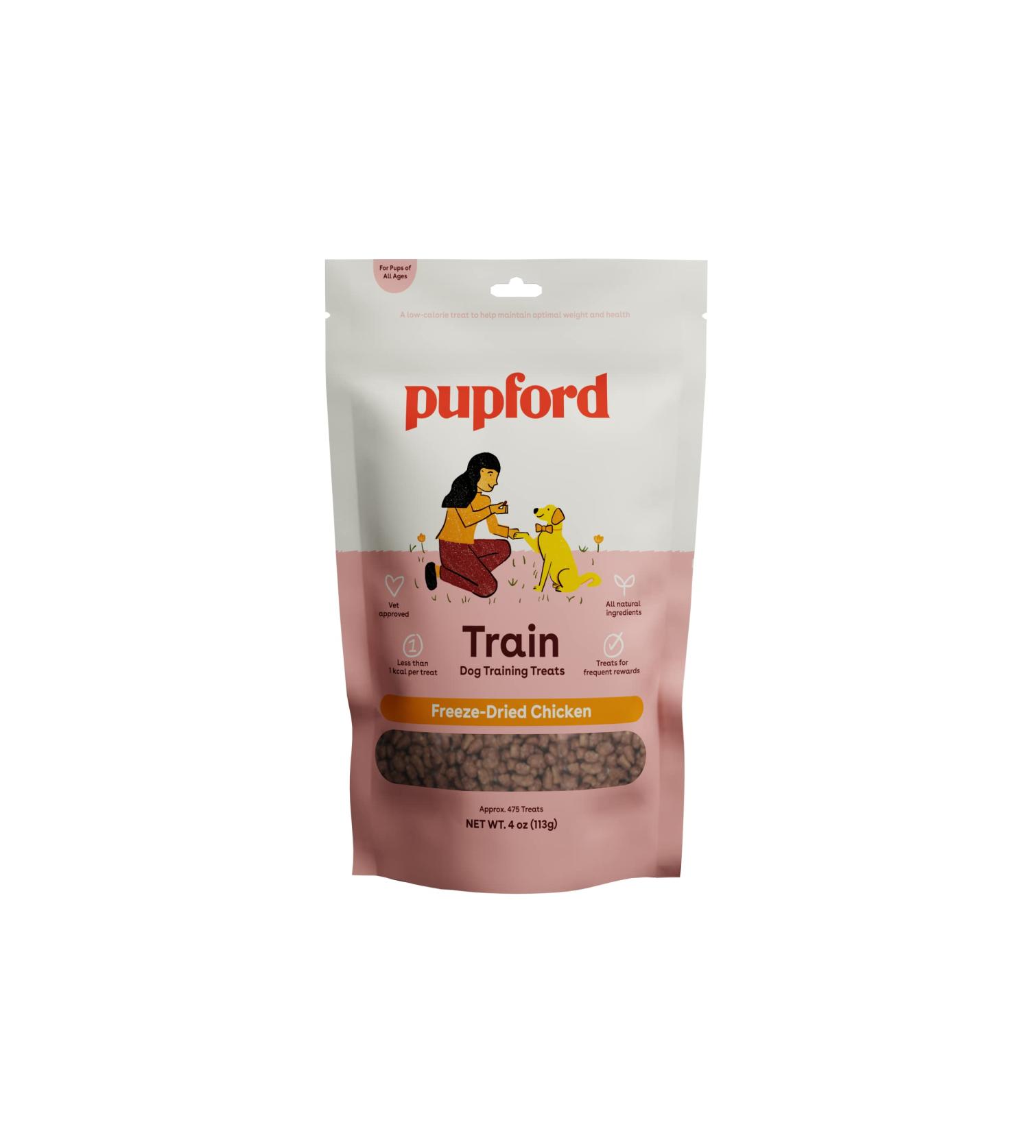 Pupford Freeze Dried Dog Training Treats | 475+ Low Calorie, Healthy & Delicious Dog & Puppy Treats - Made in USA | Beef Liver, Chicken, Rabbit, Salmon & Sweet Potato Chicken Options | 4oz Pack - Buy Online on GoSupps.com