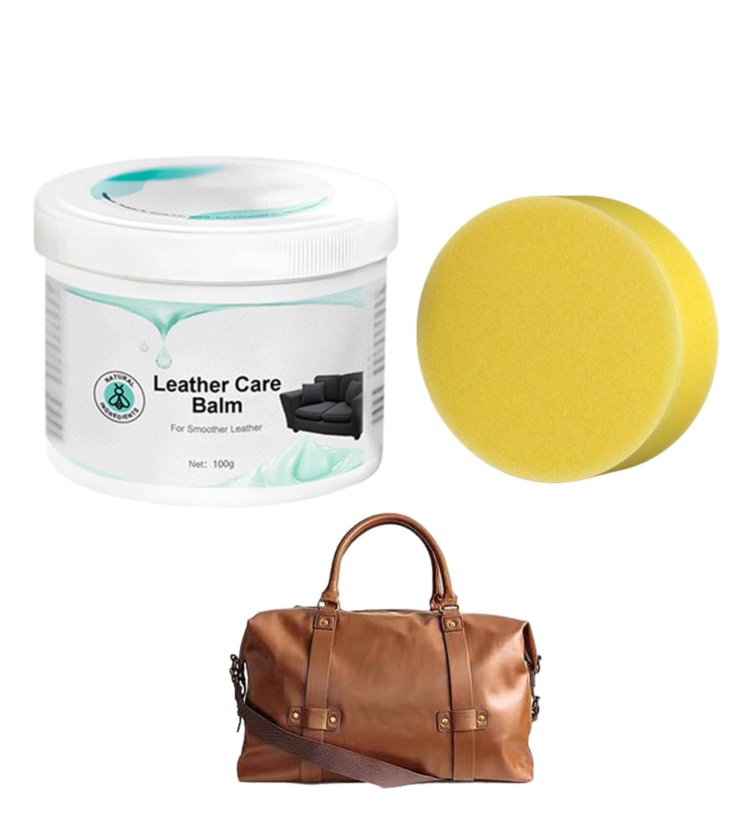 Leather Care Cream - 100g Leather Polish & Conditioner for Leather Care Long-Term Multifunctional Furniture Cleaner and Polish for Leather Tables Chairs Cabinets Dtt - Buy Online on GoSupps.com