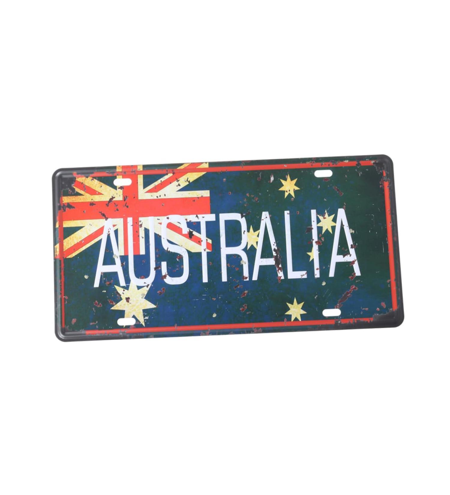 Alipis Emblems Antique Signs Iron Sign Painting Iron Painting Tin Signs License Plate Signage Vintage - Buy Online on GoSupps.com