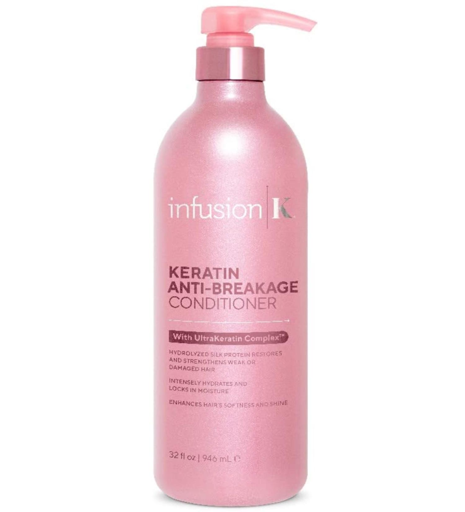 Keratin Anti-Breakage Conditioner - UltraKeratin Complex for Hydrated Soft & Shiny Hair | Strengthens Weak & Damaged Hair | Color Safe Paraben & Sulfate Free (32 oz) - Shop Internationally - Buy Online on GoSupps.com