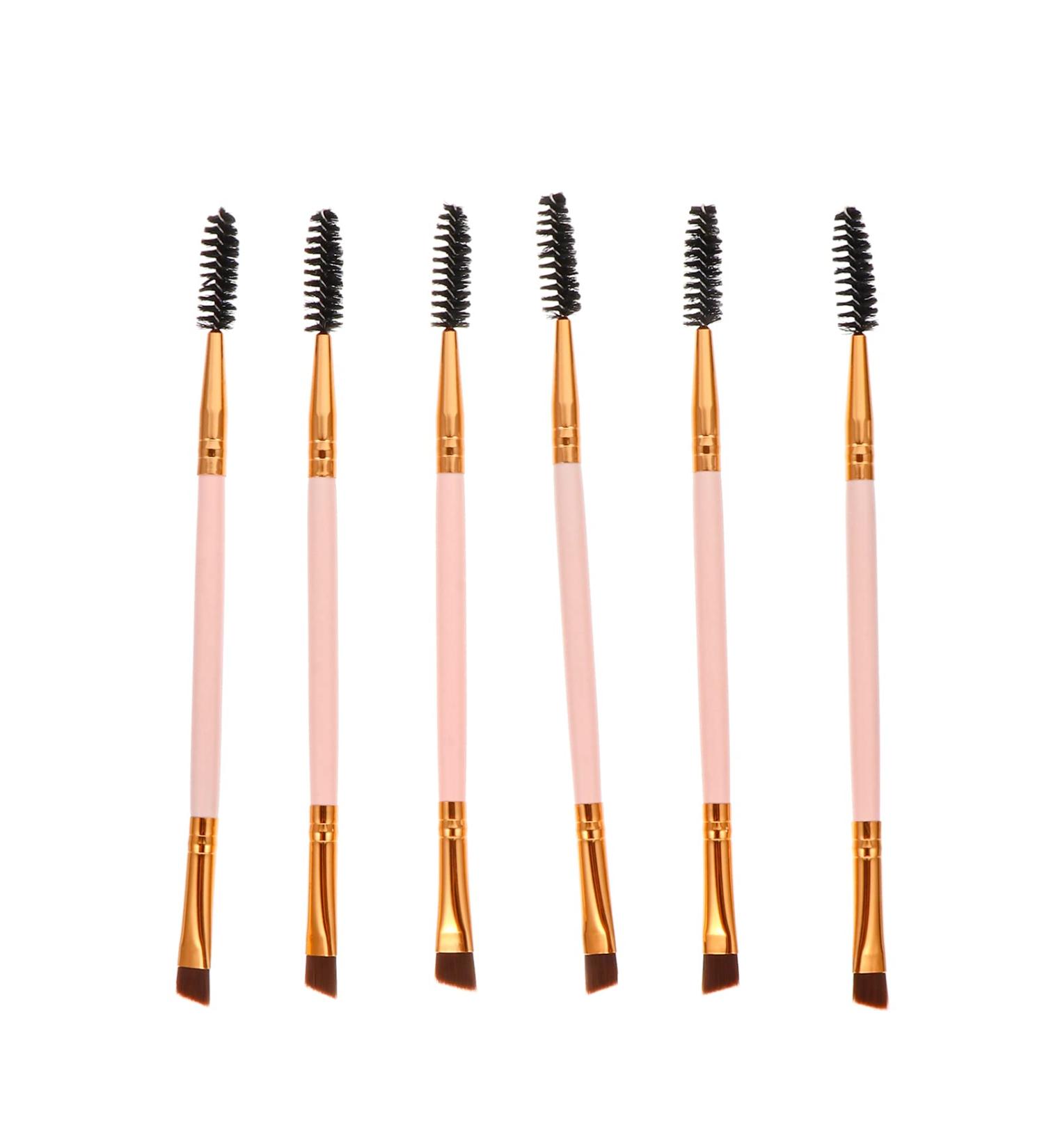 Beaupretty 6th Eyebrow Brush & Mascara Brush - Premium Makeup Brushes for Eyelashes & Eyebrows - Curly Brow Trimming & Eye Foundation Brush in Chady Pink - Buy Online on GoSupps.com