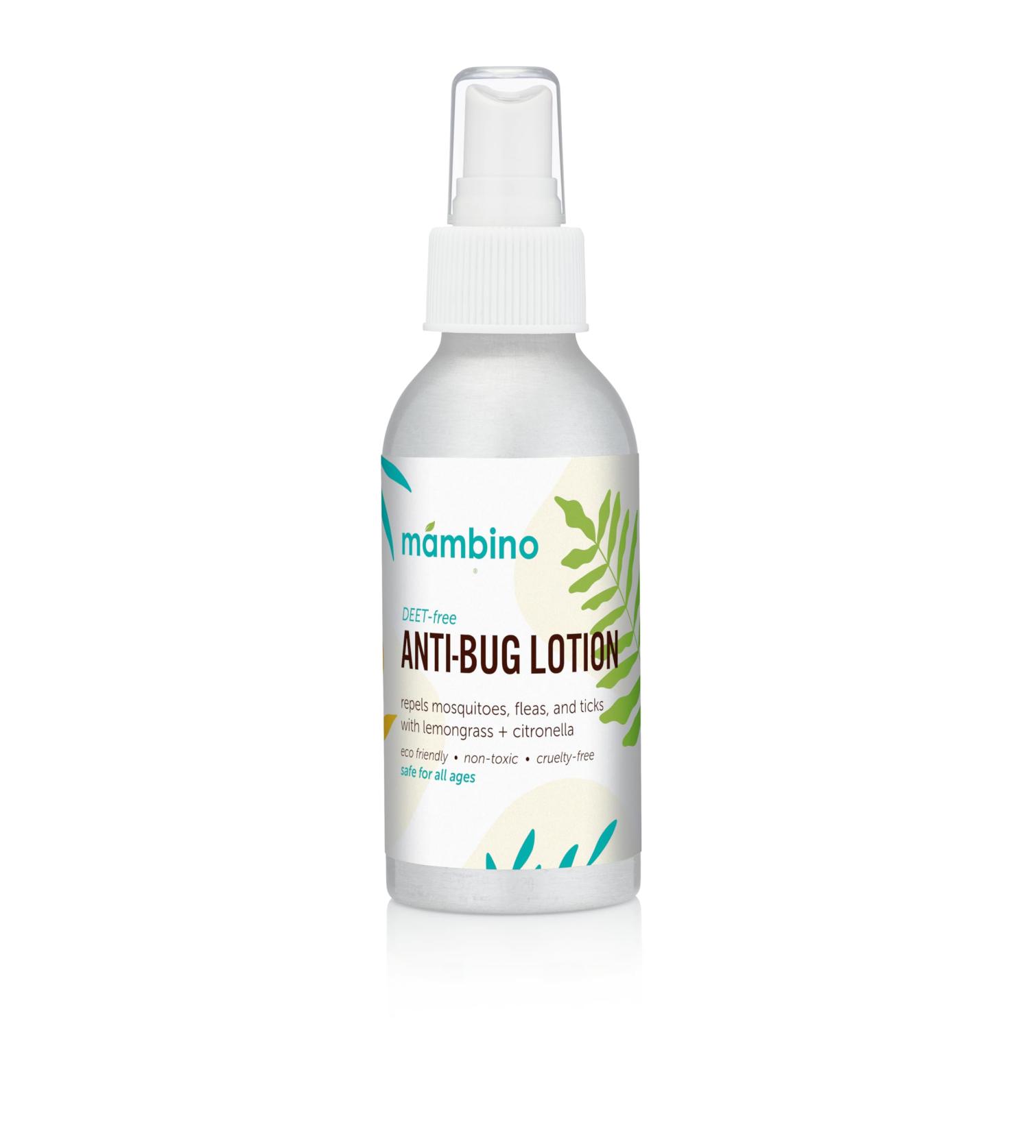 Mambino Organics Anti-Bug Lotion DEET-Free Organic Bug Repellent with Essential Oils Nourishing Travel-Size Lotion for Babies Kids Adults Safe for Camping Outdoors & Sensitive Skin 4oz 4 Ounce (Pack of 1) - Buy Online on GoSupps.com