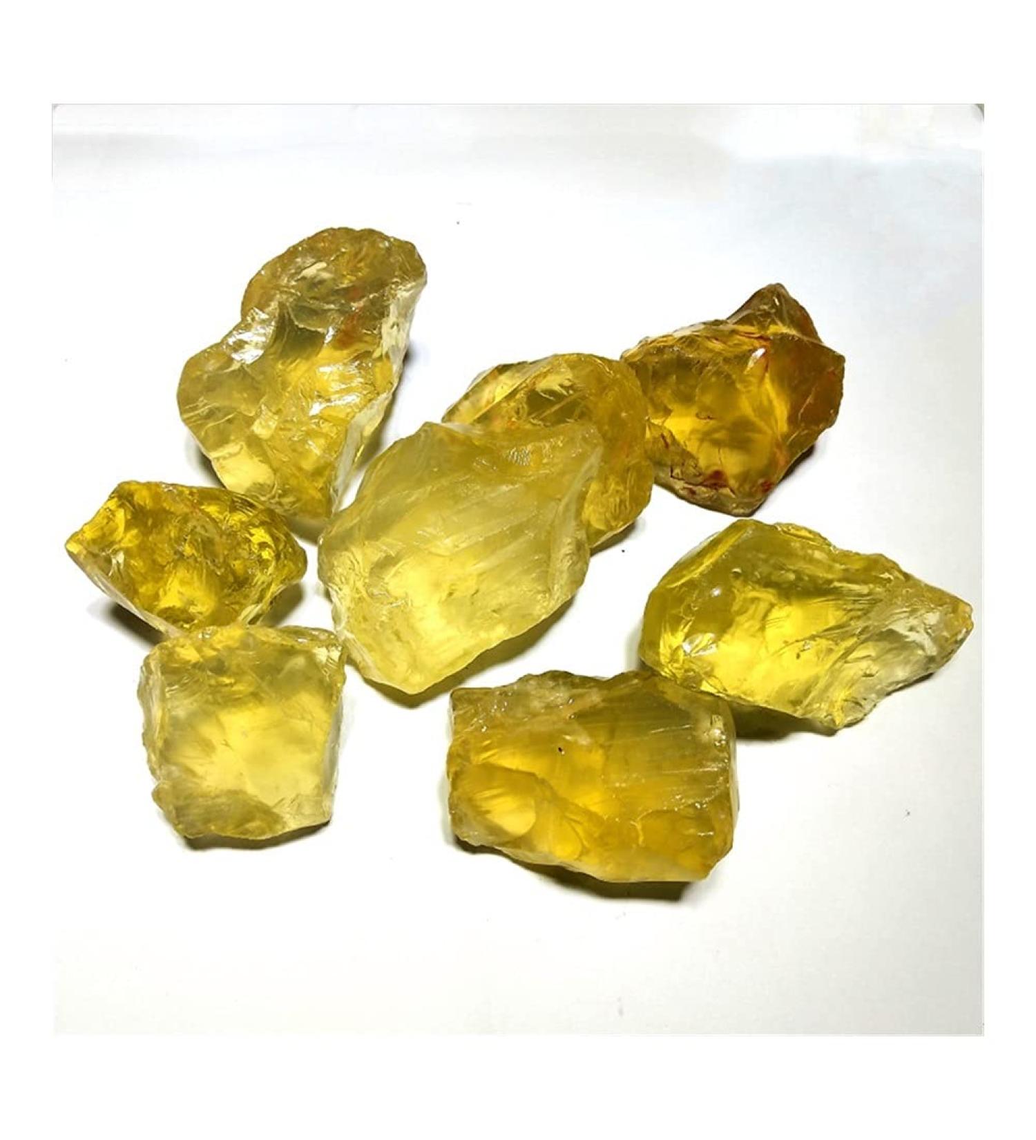Natural Stone 100g Brazil Good Natural Yellow Crystal Carved Stone Crystal Rubble Large Natural Stones and Minerals - Buy Online on GoSupps.com