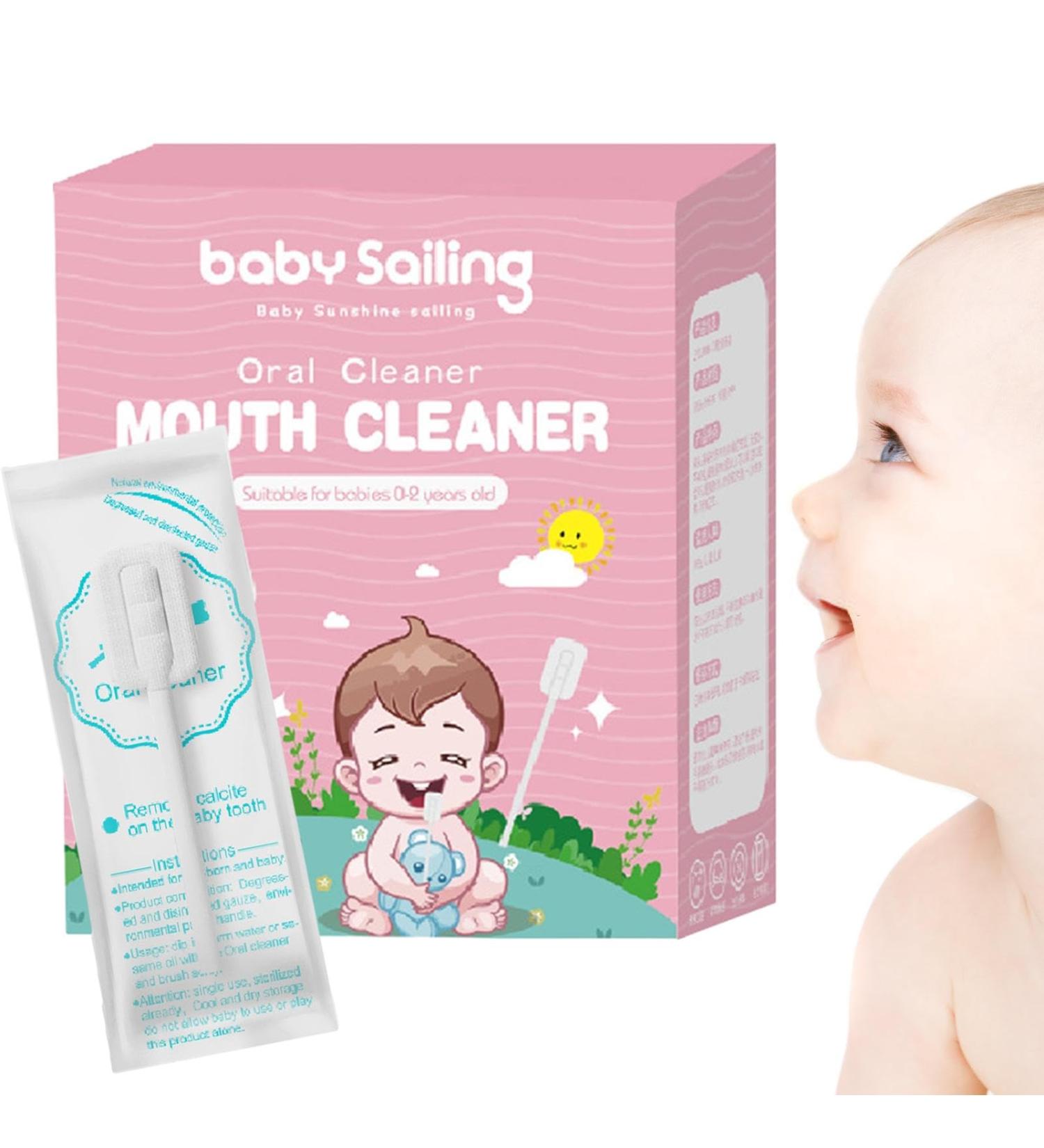 Fukamou Baby Tongue Cleaner - Soft Oral Care Gauze for Infants | Convenient & Flexible Cleaning Pencils for Healthy Dental Hygiene - Buy Online on GoSupps.com