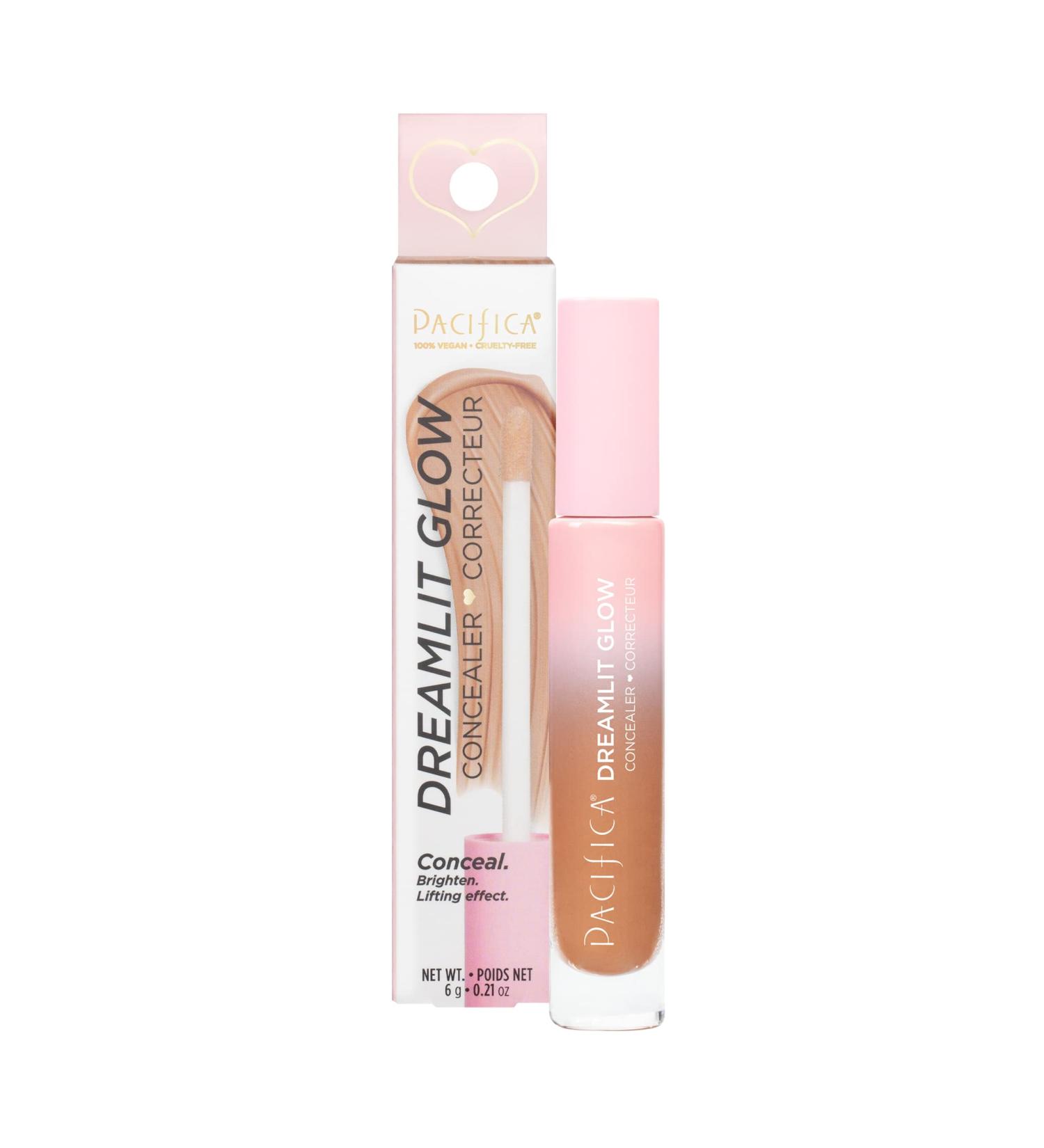 Pacifica Beauty DreamLit Glow Concealer - Shade 07 | Multi-Use Vegan Concealer for Puffy Eyes & Dark Circles | Lightweight & Long-Lasting Plant-Based Formula - Buy Online on GoSupps.com